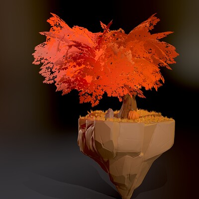 Floating Fall Forest WIP