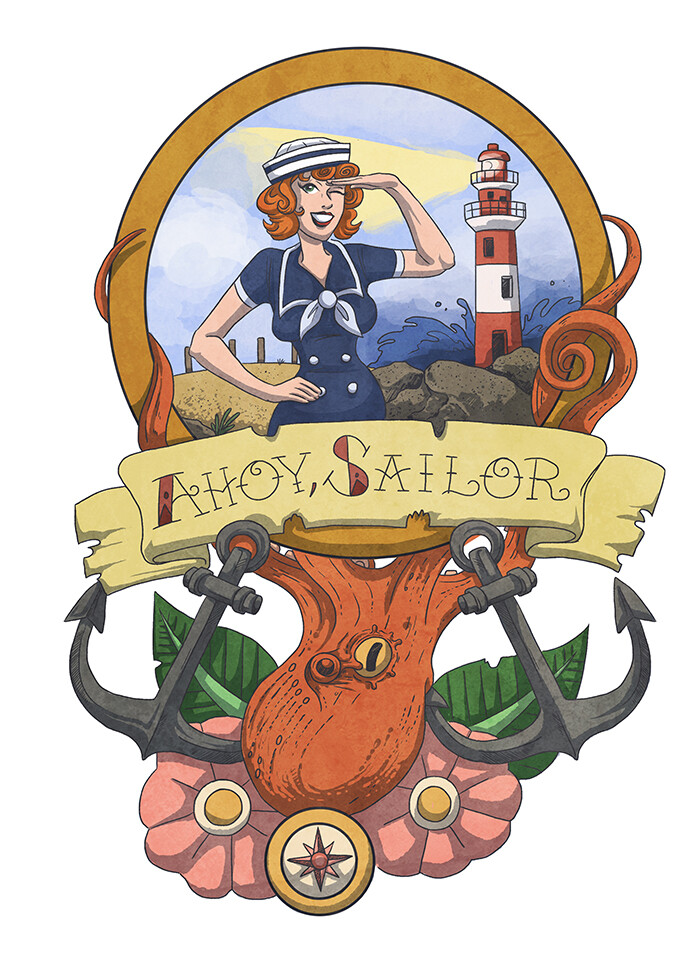 ArtStation - Ahoy, Sailor