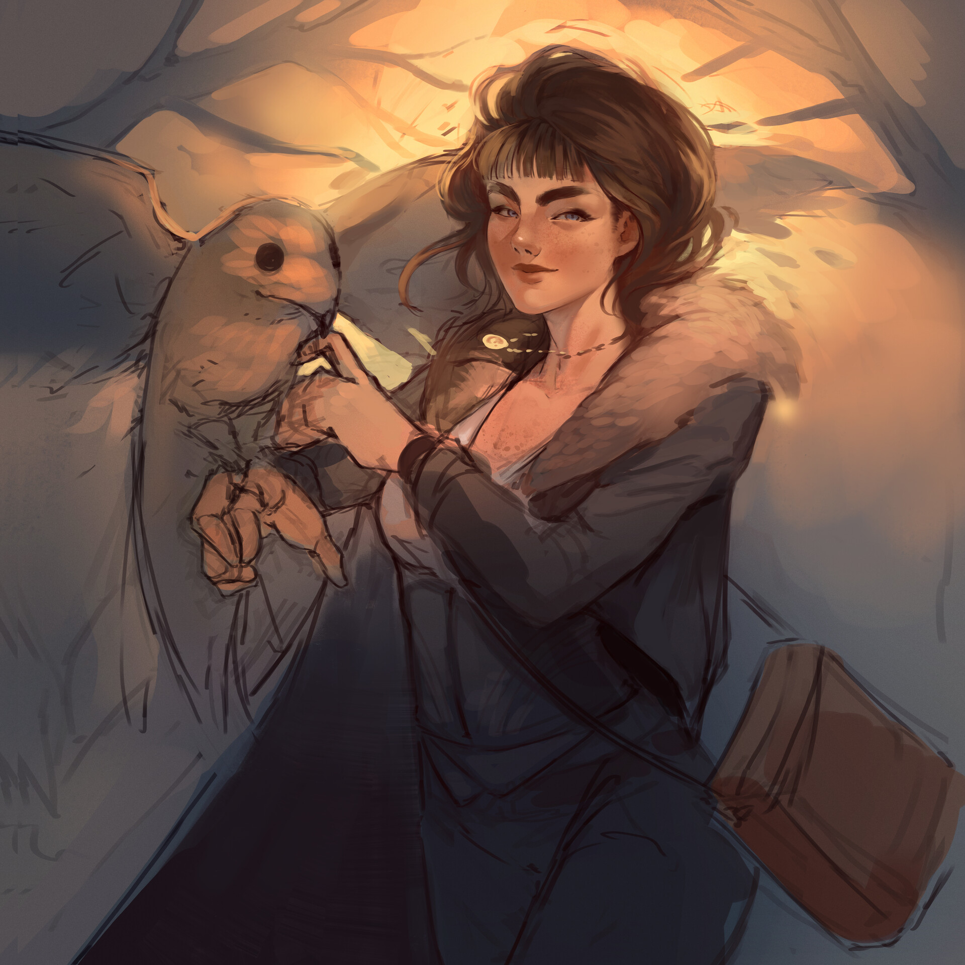 Artstation Beatrice Portinari Ordem Paranormal Dan Kendi