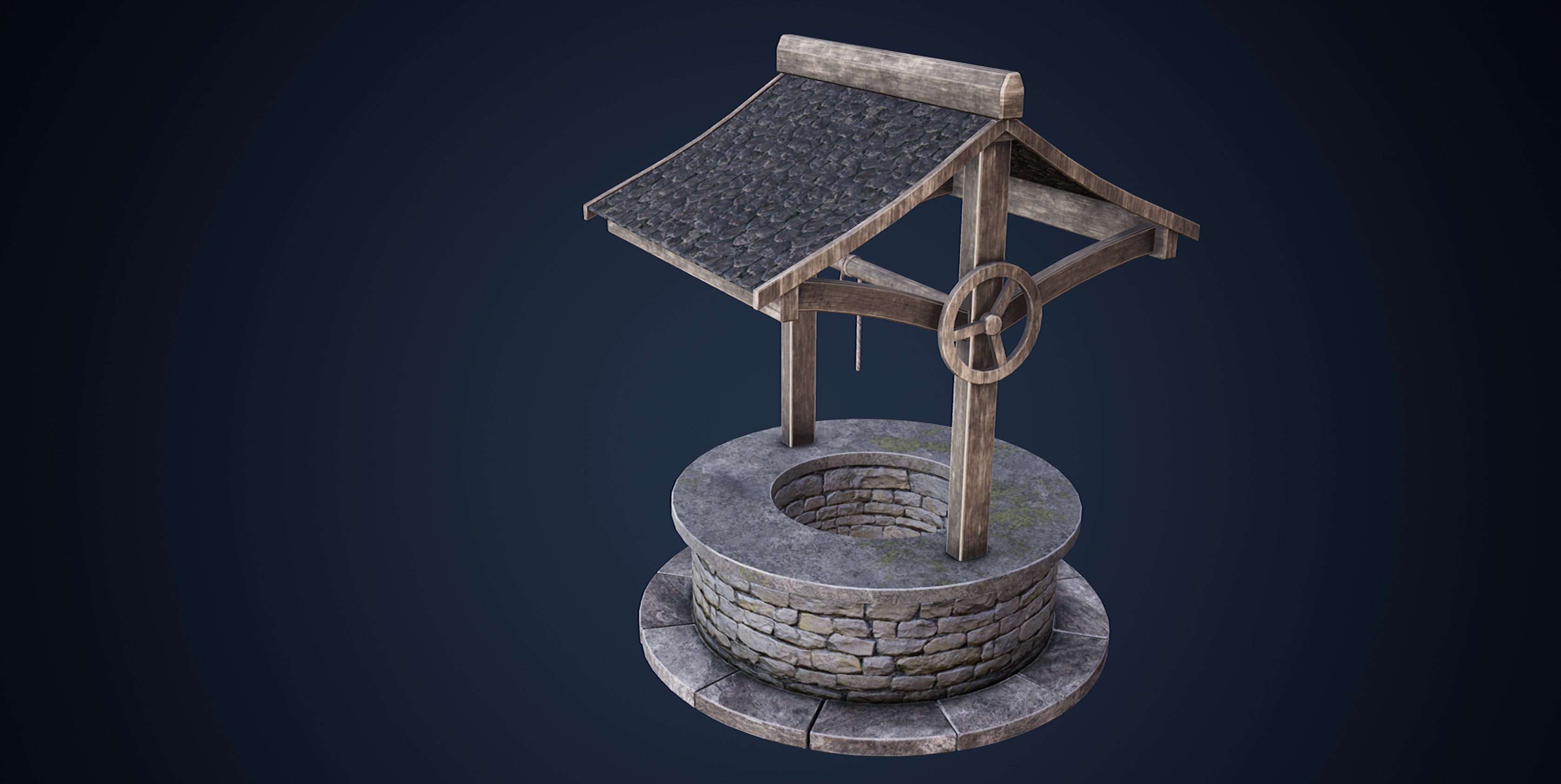 A Well (Painted with Substance)