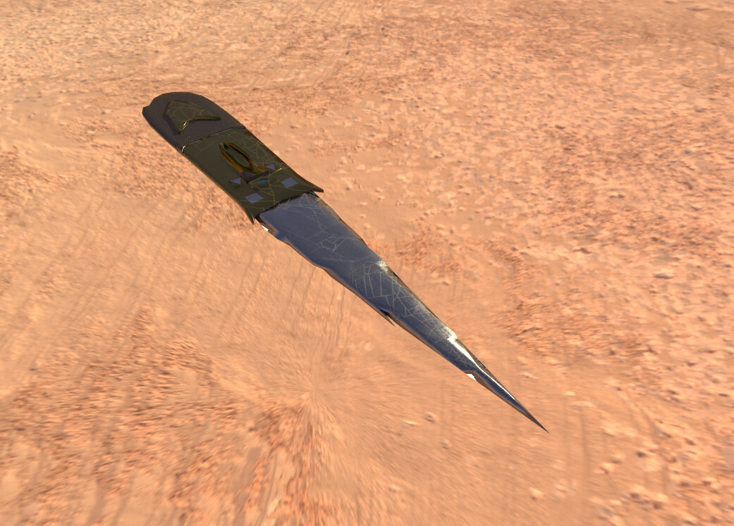 ArtStation egyptian flint knife