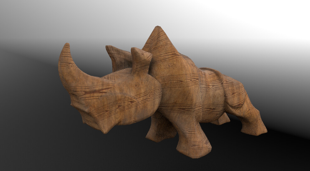Wooden rhino 2025