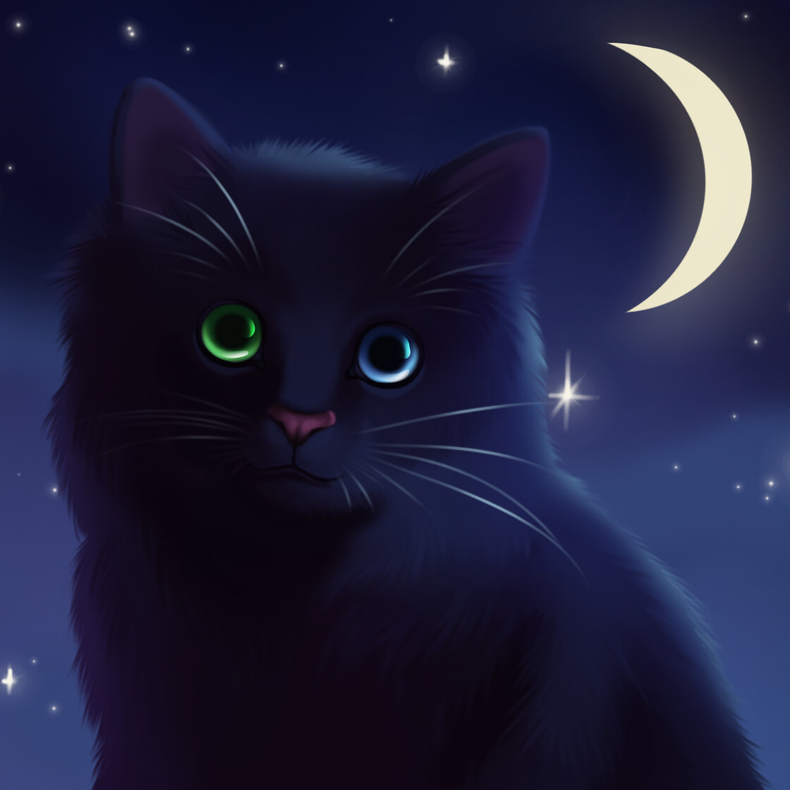 Glawdys Hodiesne  Commission  Cat avatar