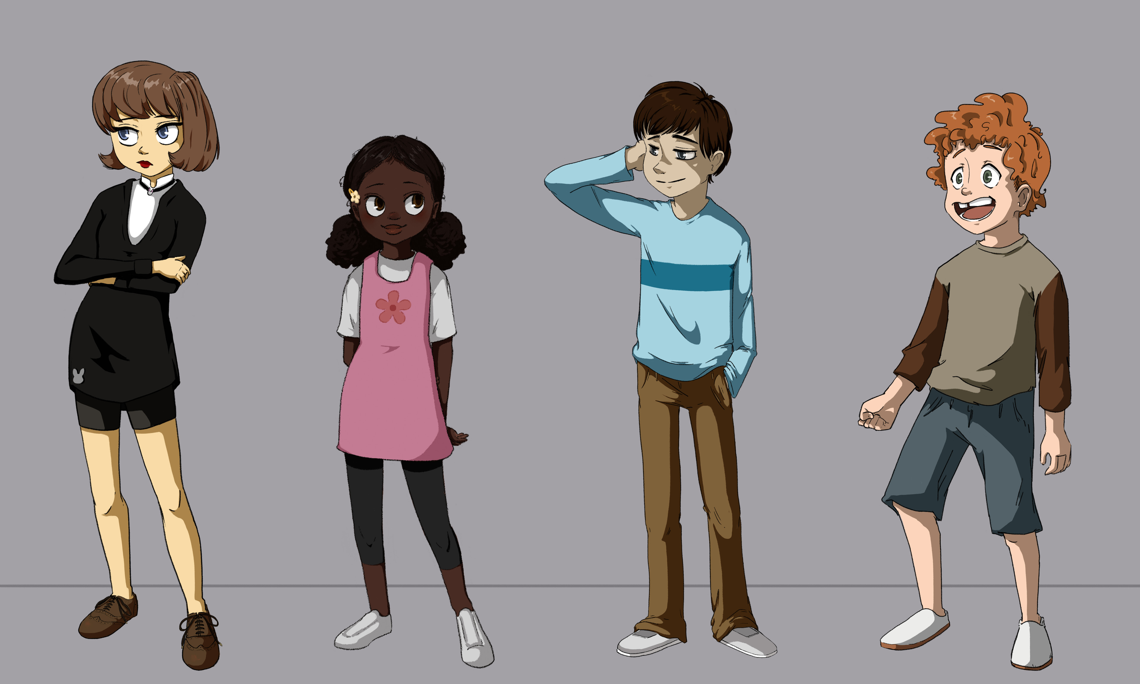 Character line up for an unnamed project