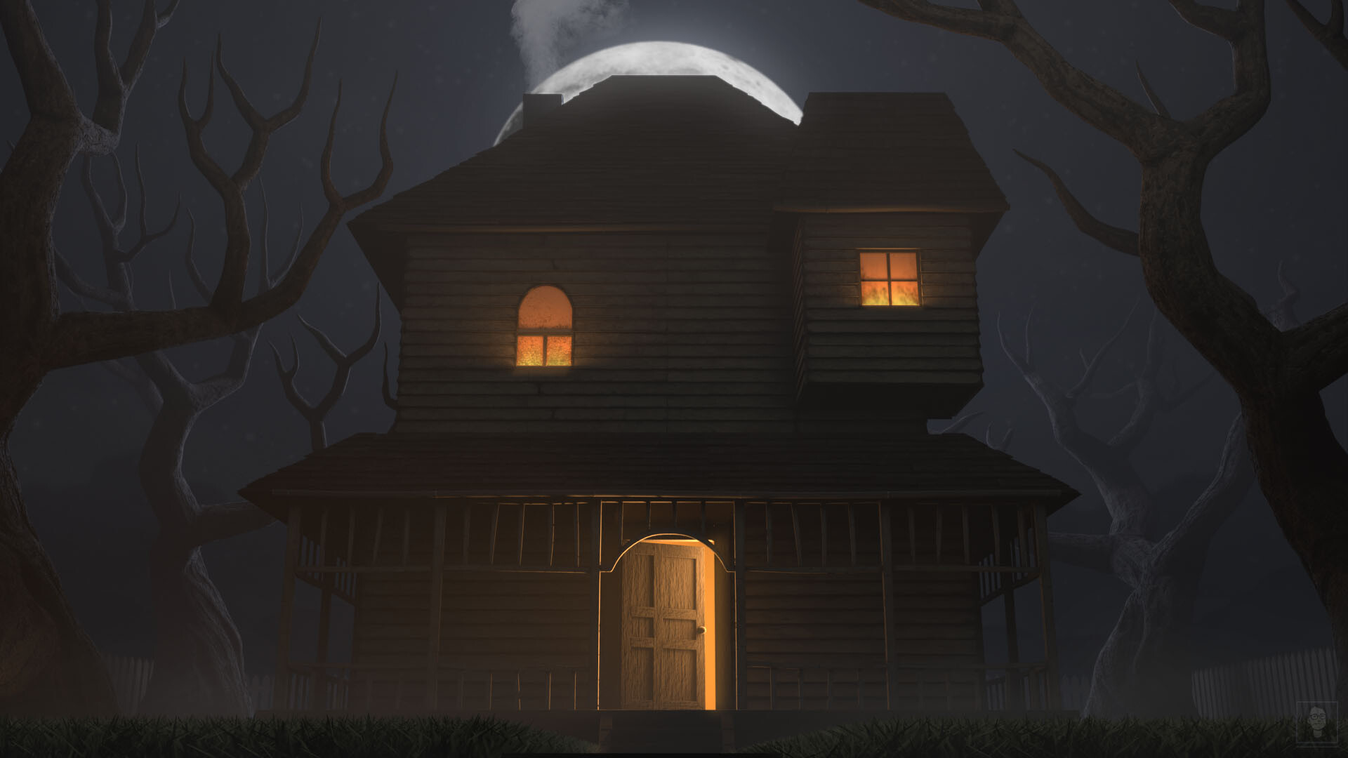 Blanca Alvarez Monster House Nebbercracker S House Paper model of the house from the movie monster house. blanca alvarez monster house