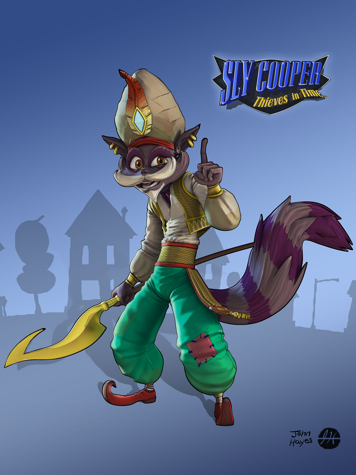 ArtStation - Sir Galleth, from the game Sly Cooper: Thieves in Time