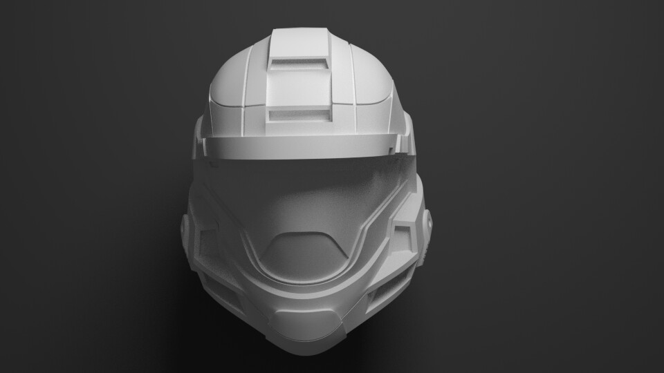 ArtStation - Custom ODST Helmet (Halo)