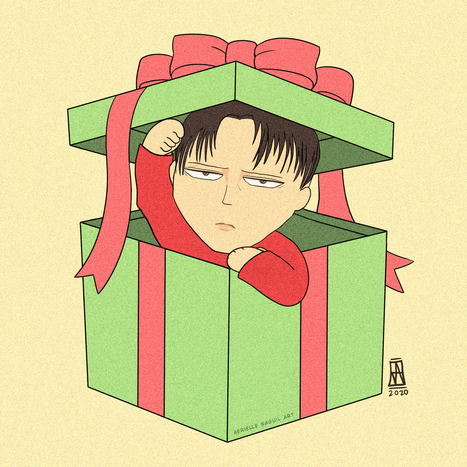 Artstation Early Christmas From Levi Ackerman Attack On Titan Fanart Aerielle Saguil Do you like this video? early christmas from levi ackerman