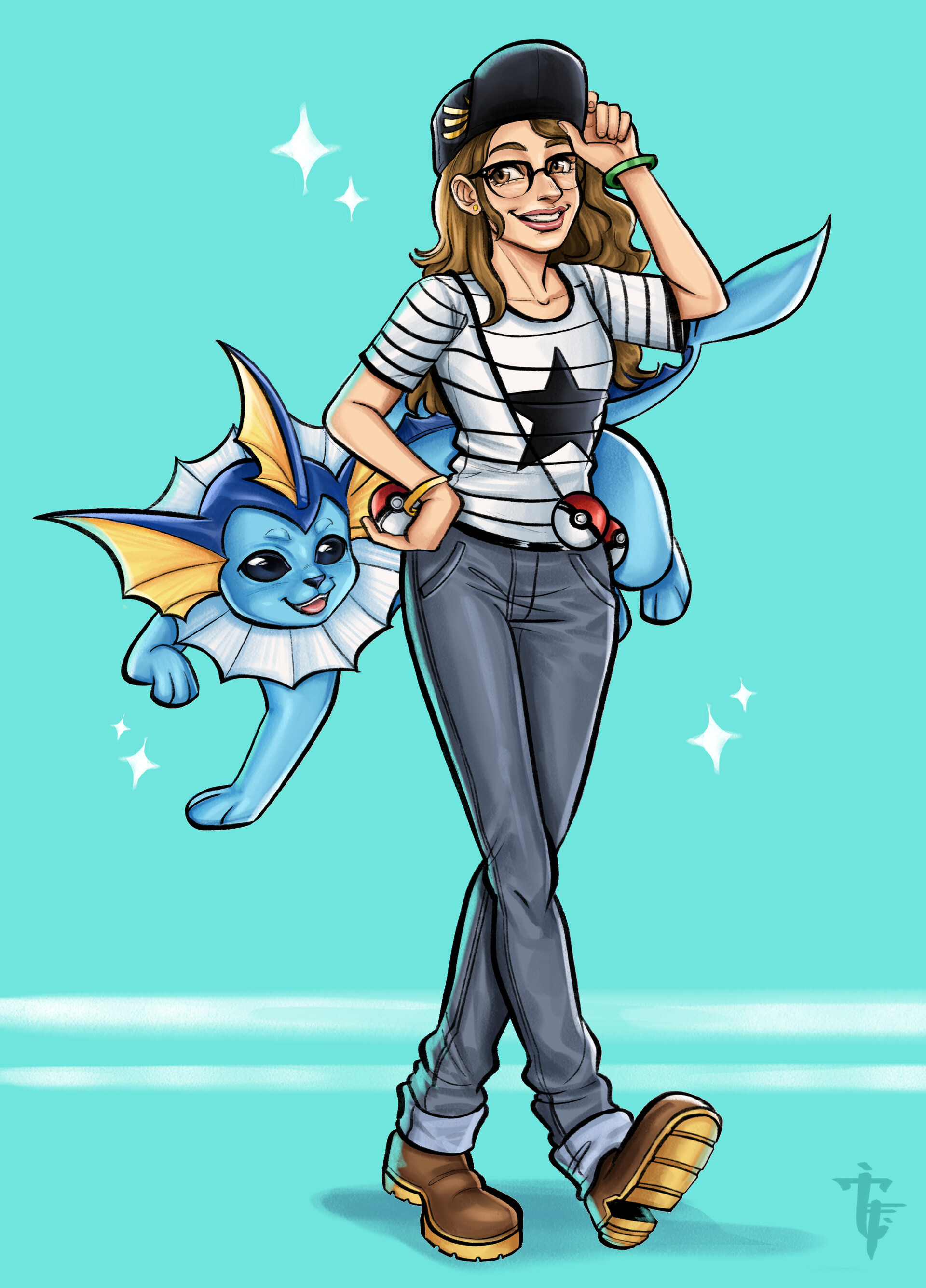 ArtStation Vaporeon trainer