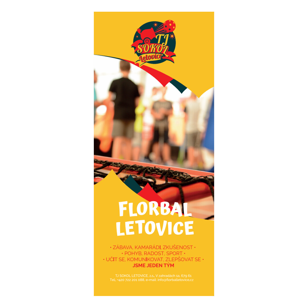 Roll-up Florbal Letovice
