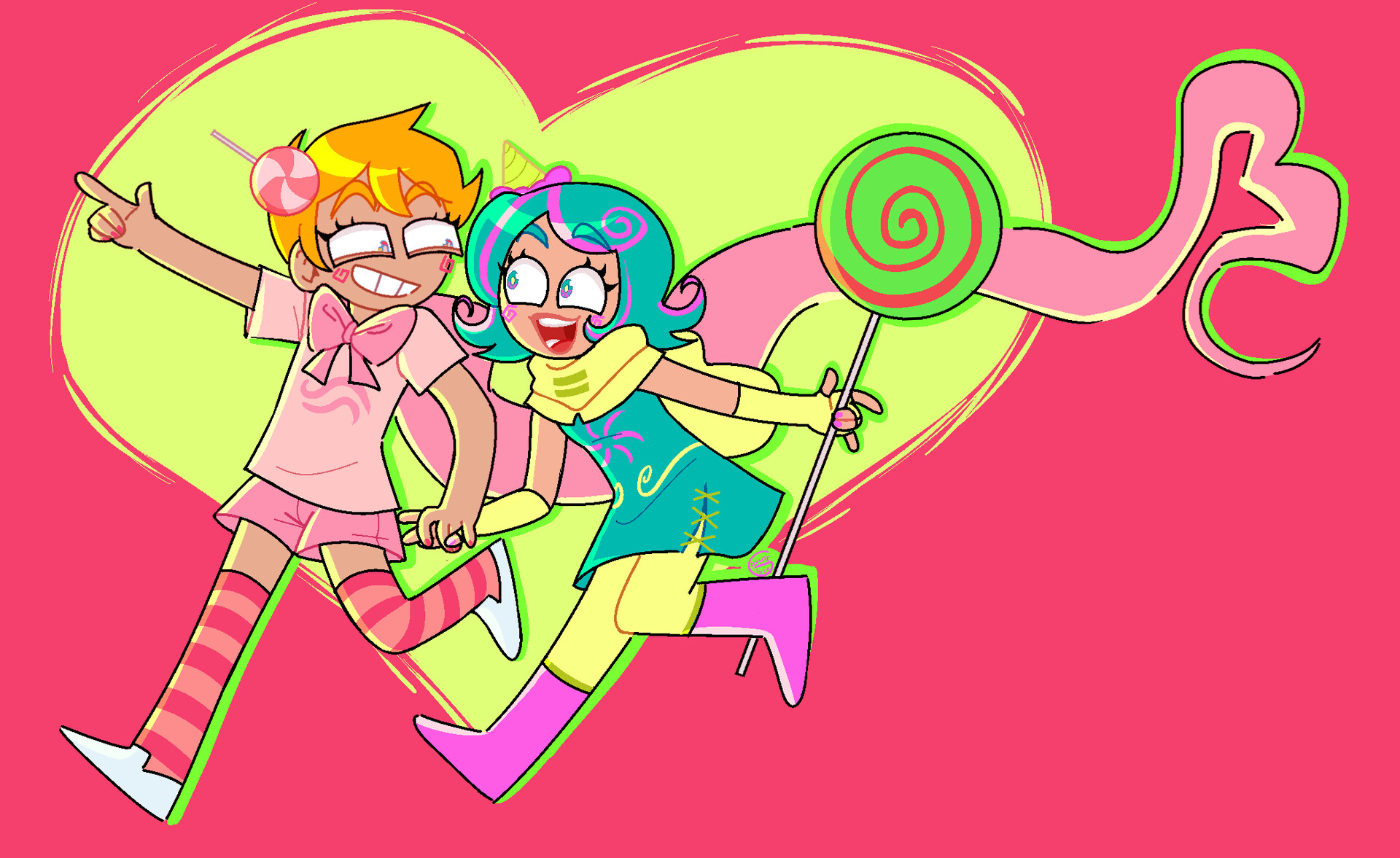 ArtStation - Trickster June and Roxy (2020)