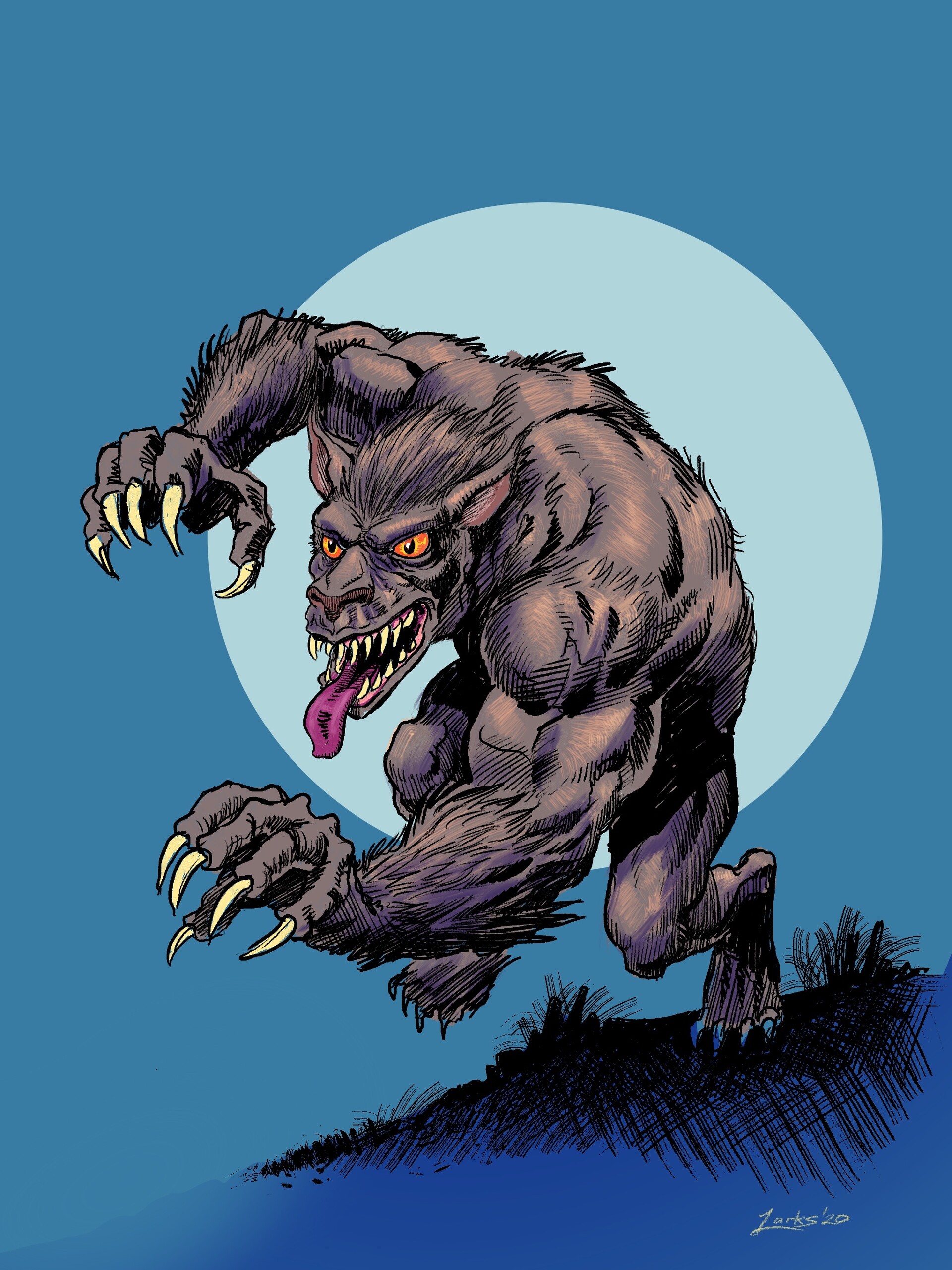 ArtStation - Werewolf by Night