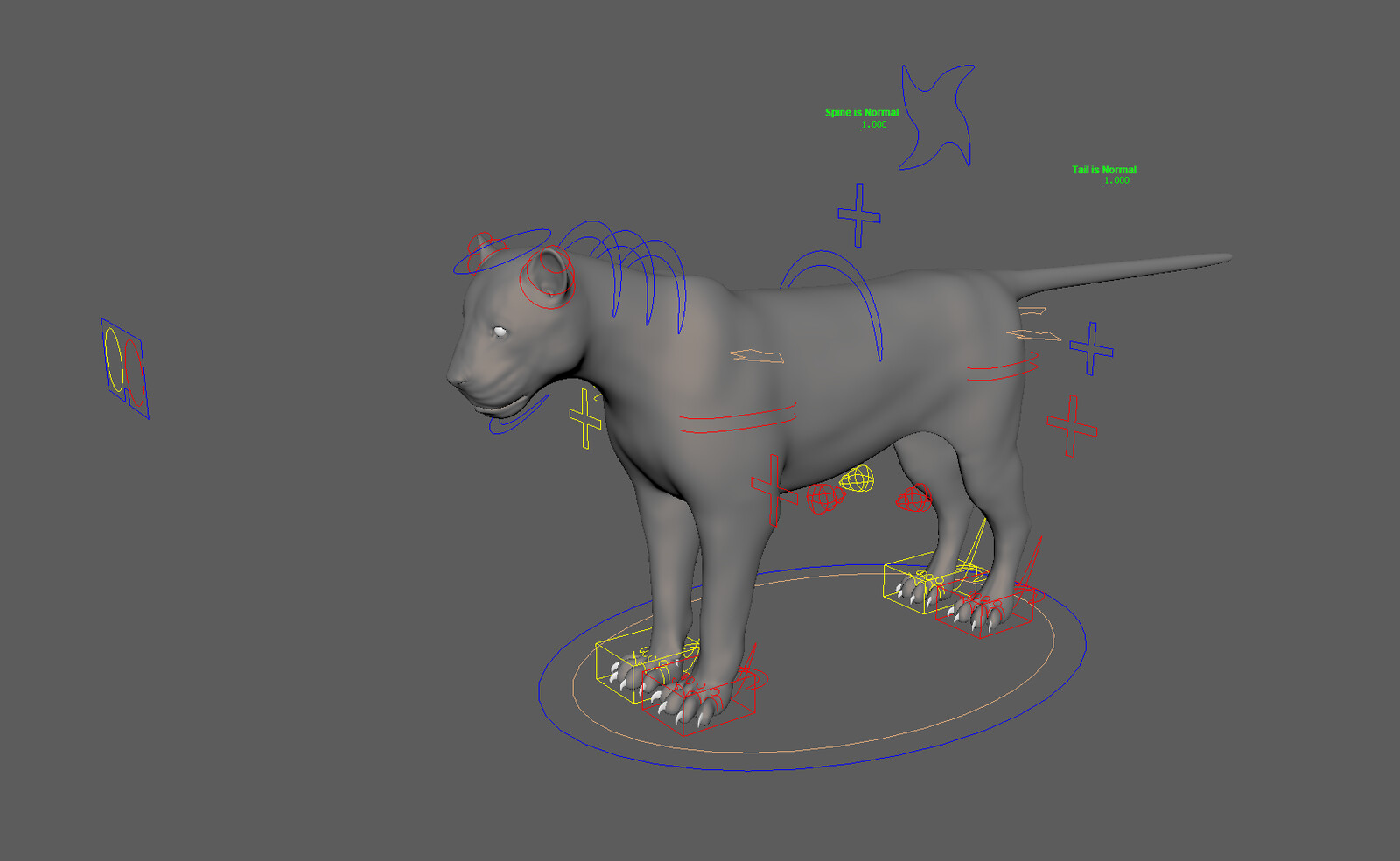 Still image of the created rig.