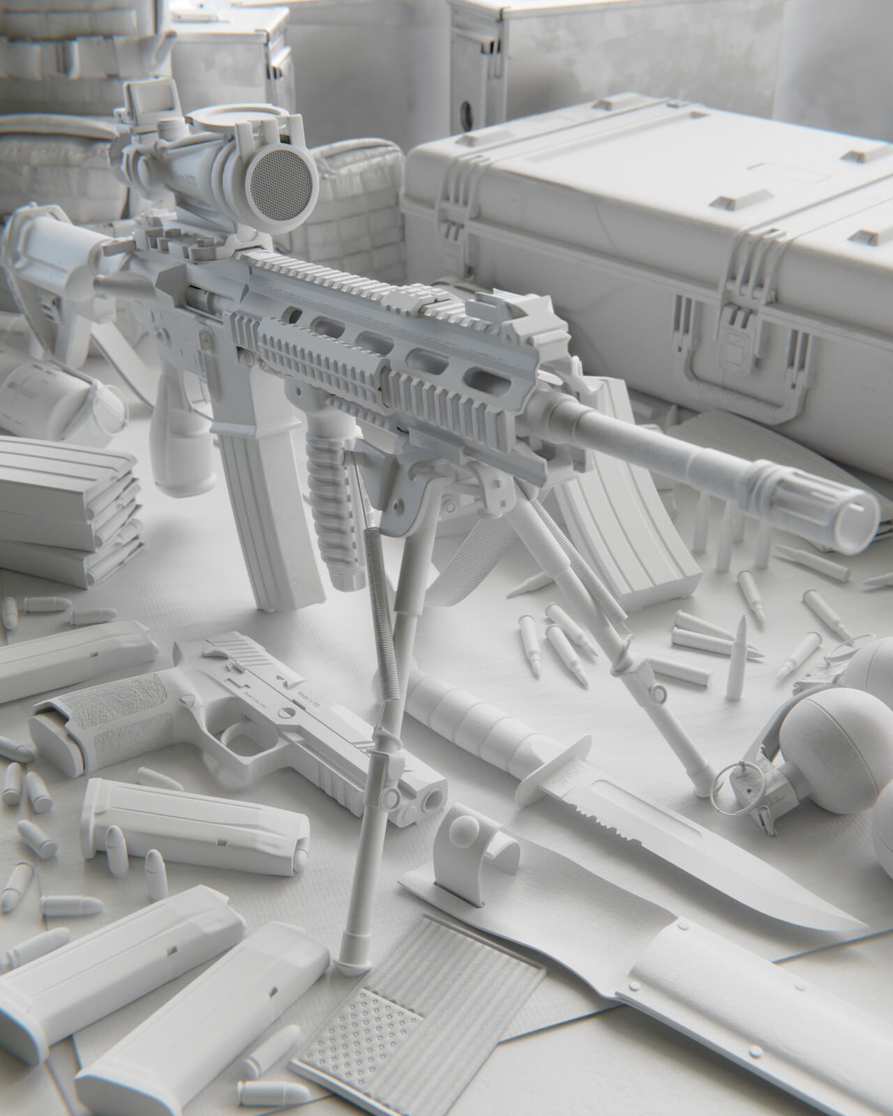 Clay Render