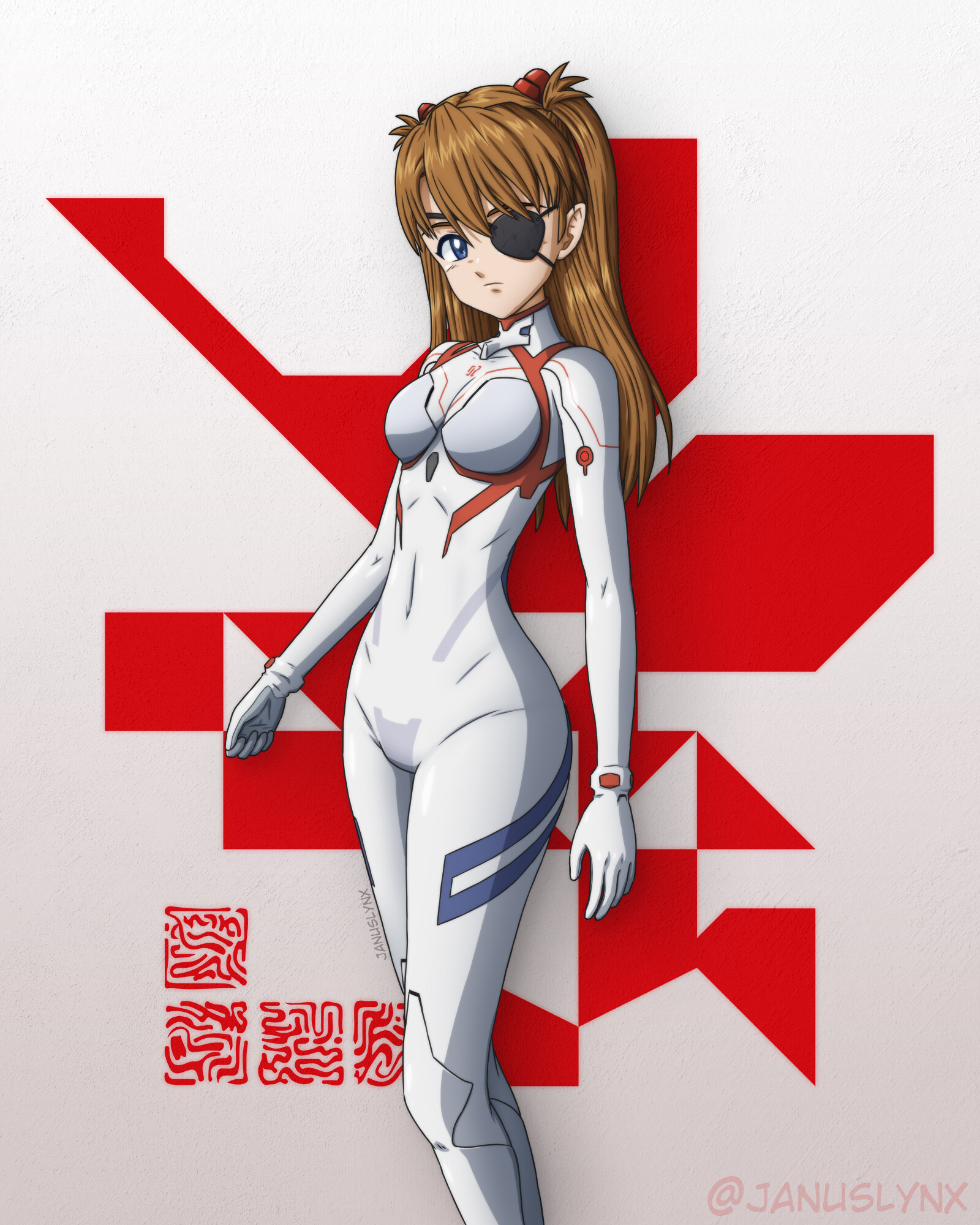 Artstation Asuka In The New White Plugsuit Janus Lynx