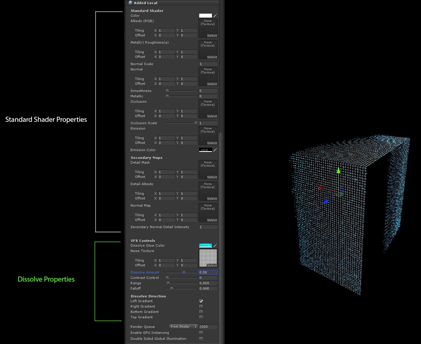 Shader variants for all types of usage (3D, UI,Sprites)