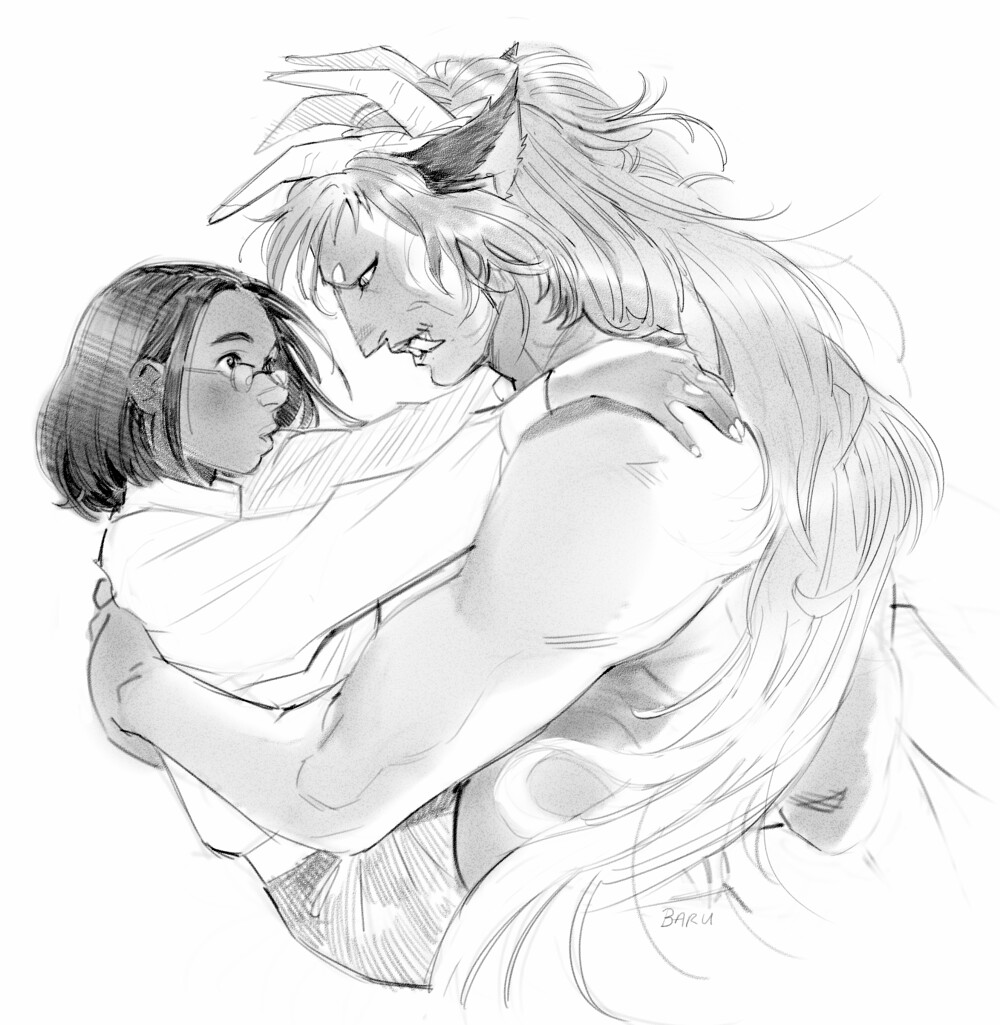 Original characters Ophelia and Kairos for roseschoice