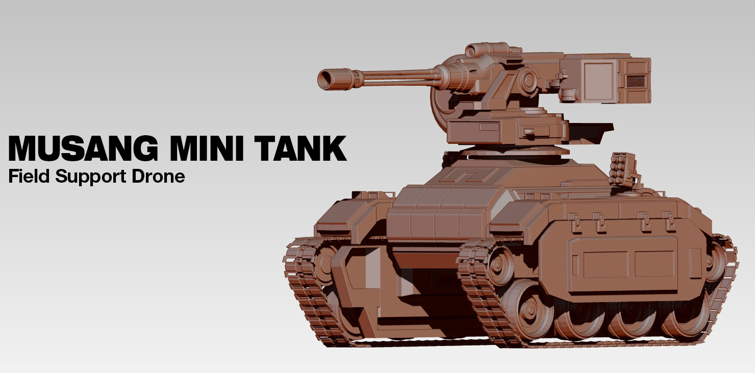 ArtStation - Musang Mini Tank Concept, Rei Zernan