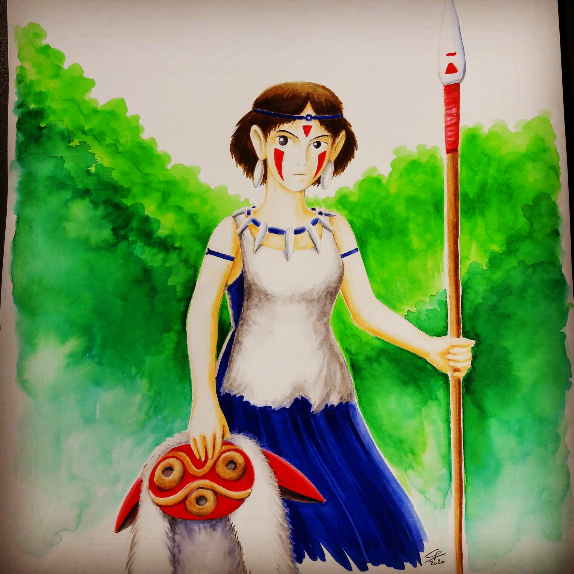 Princesse sale mononoké costume