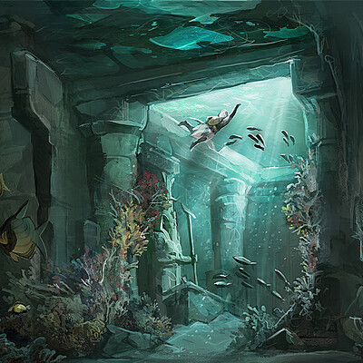 Quartervirus ace sin ev underwater temple small shamineking