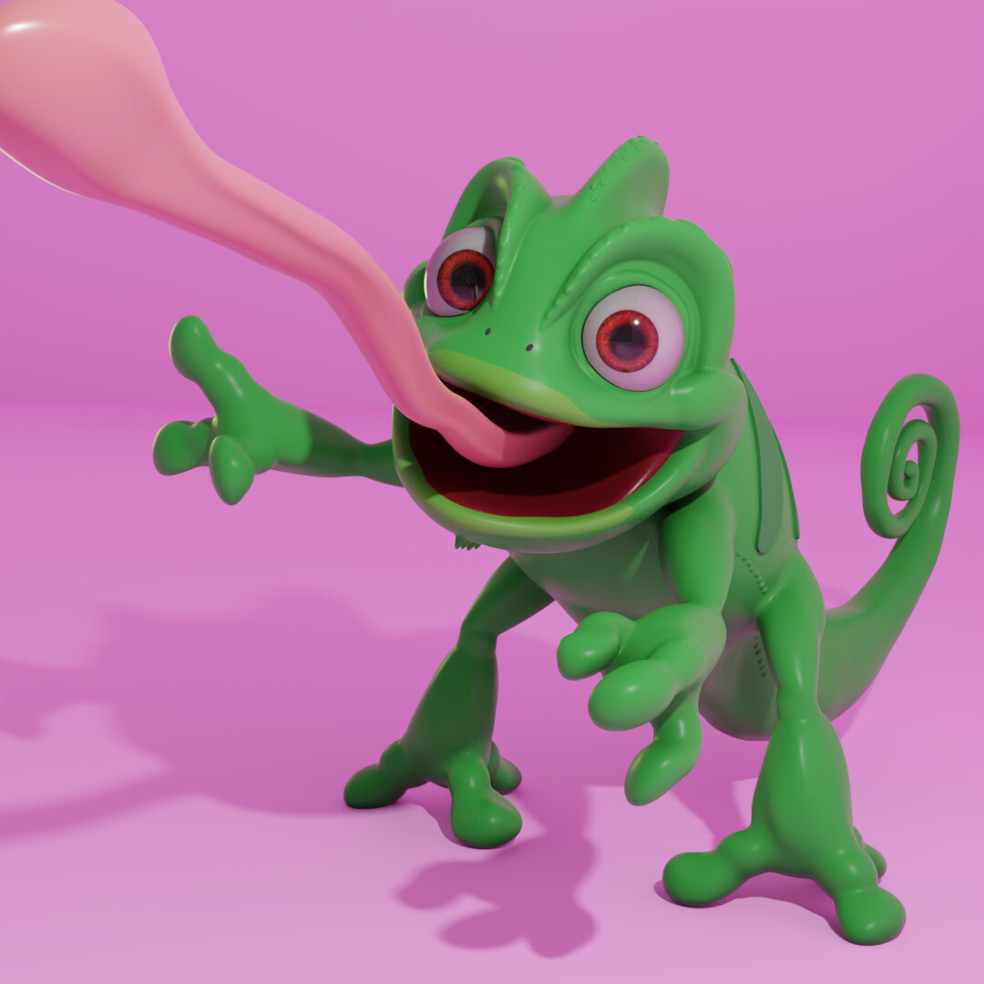 Pascal the Chameleon Evolution / Rapunzel's pet (Tangled) 