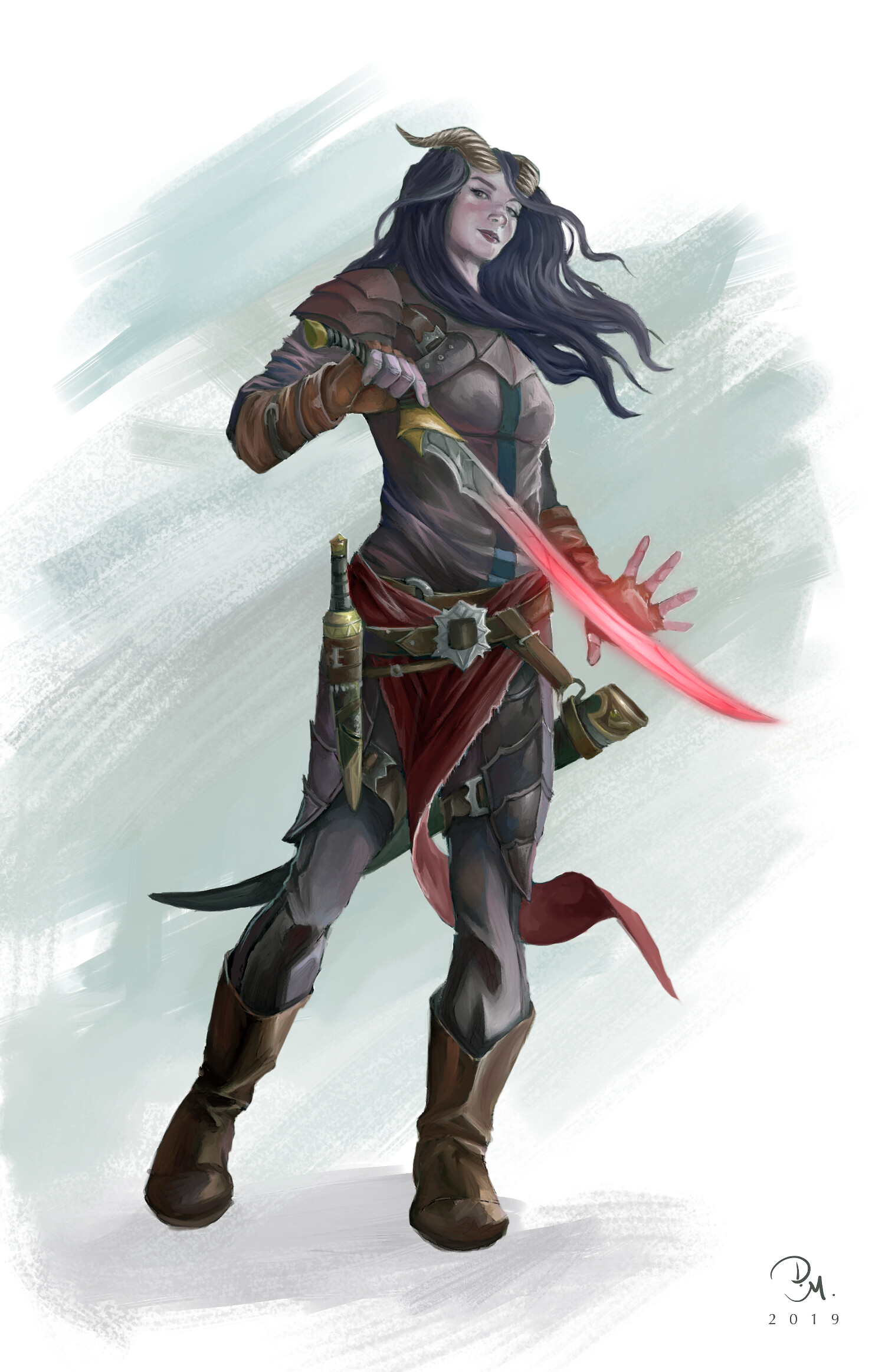 ArtStation - Shadow-fey Blademaster