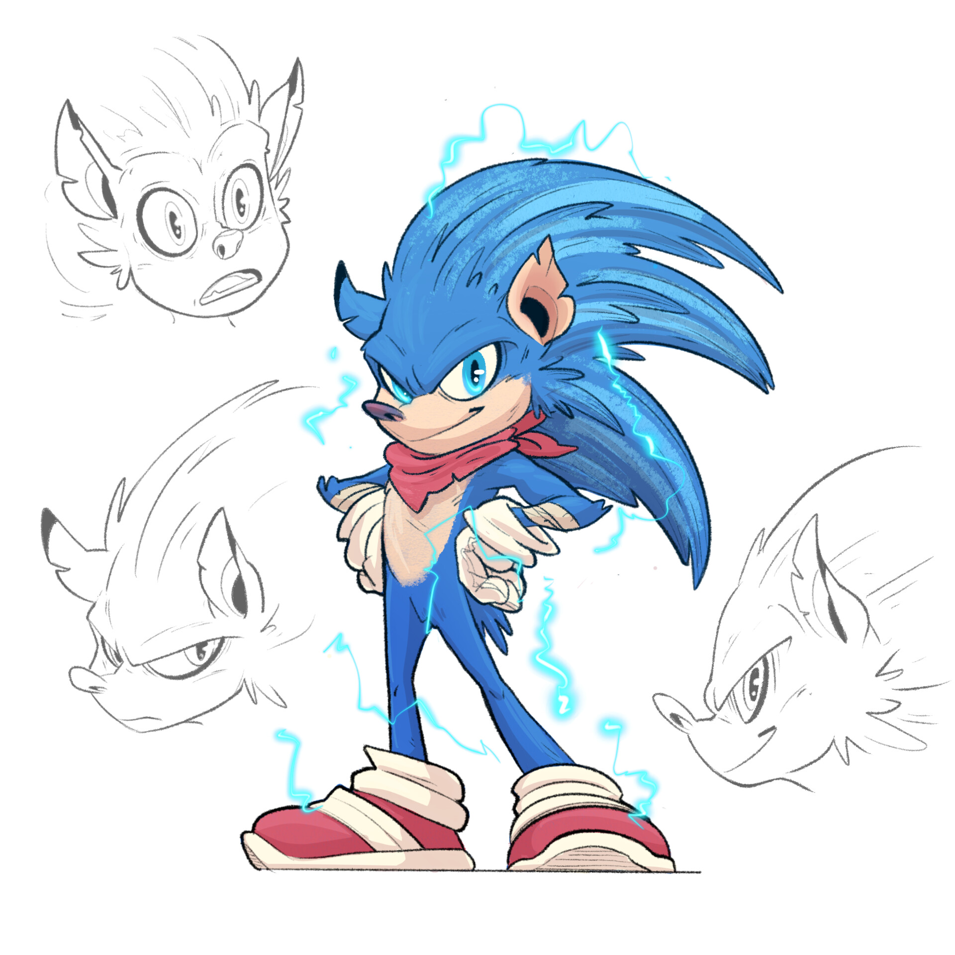 Lorenzo Colangeli - Sonic The Hedgehog - Characters #1 - Sonic