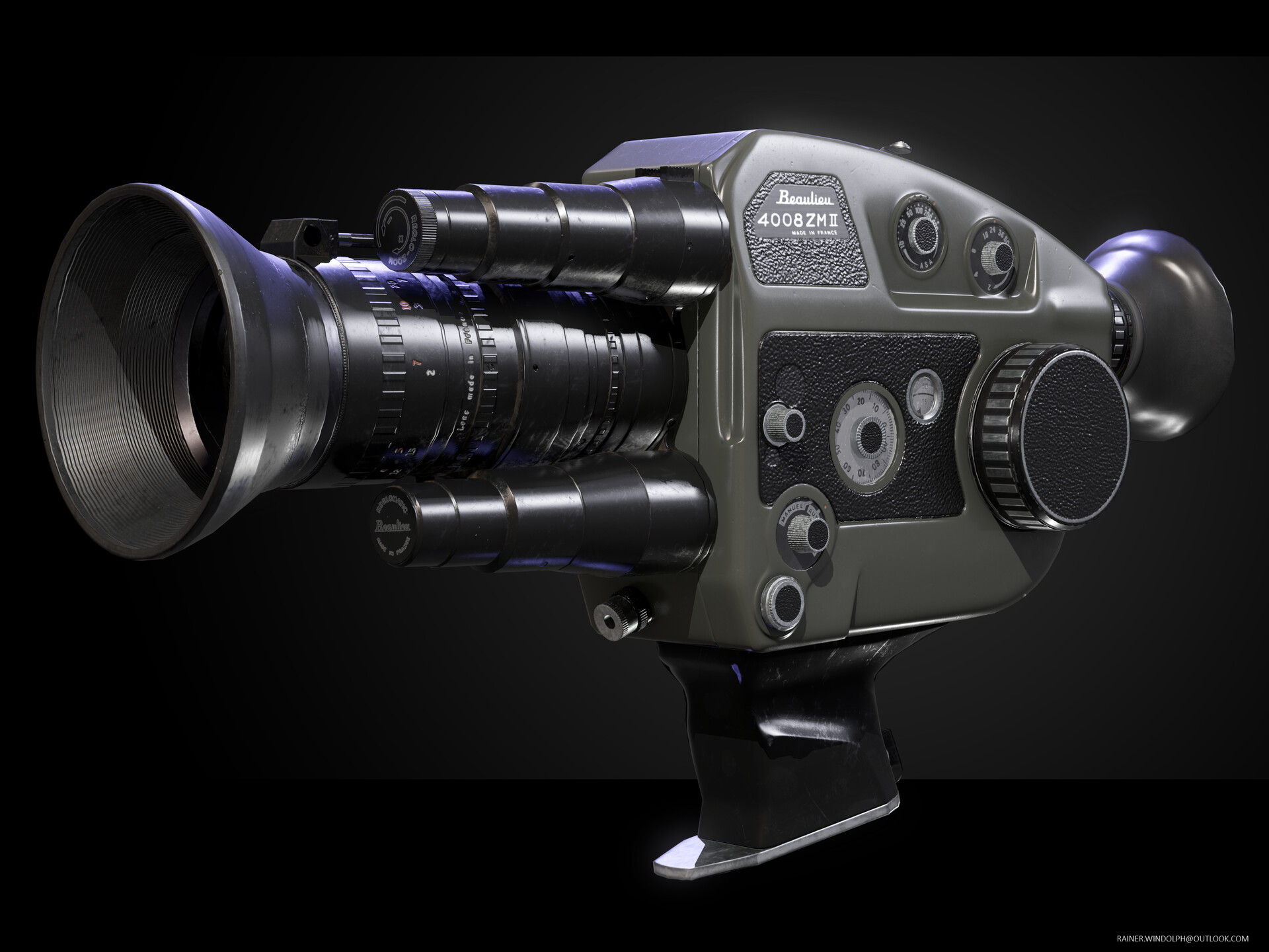 Beaulieu 4008 ZM II super 8 フィルムカメラ