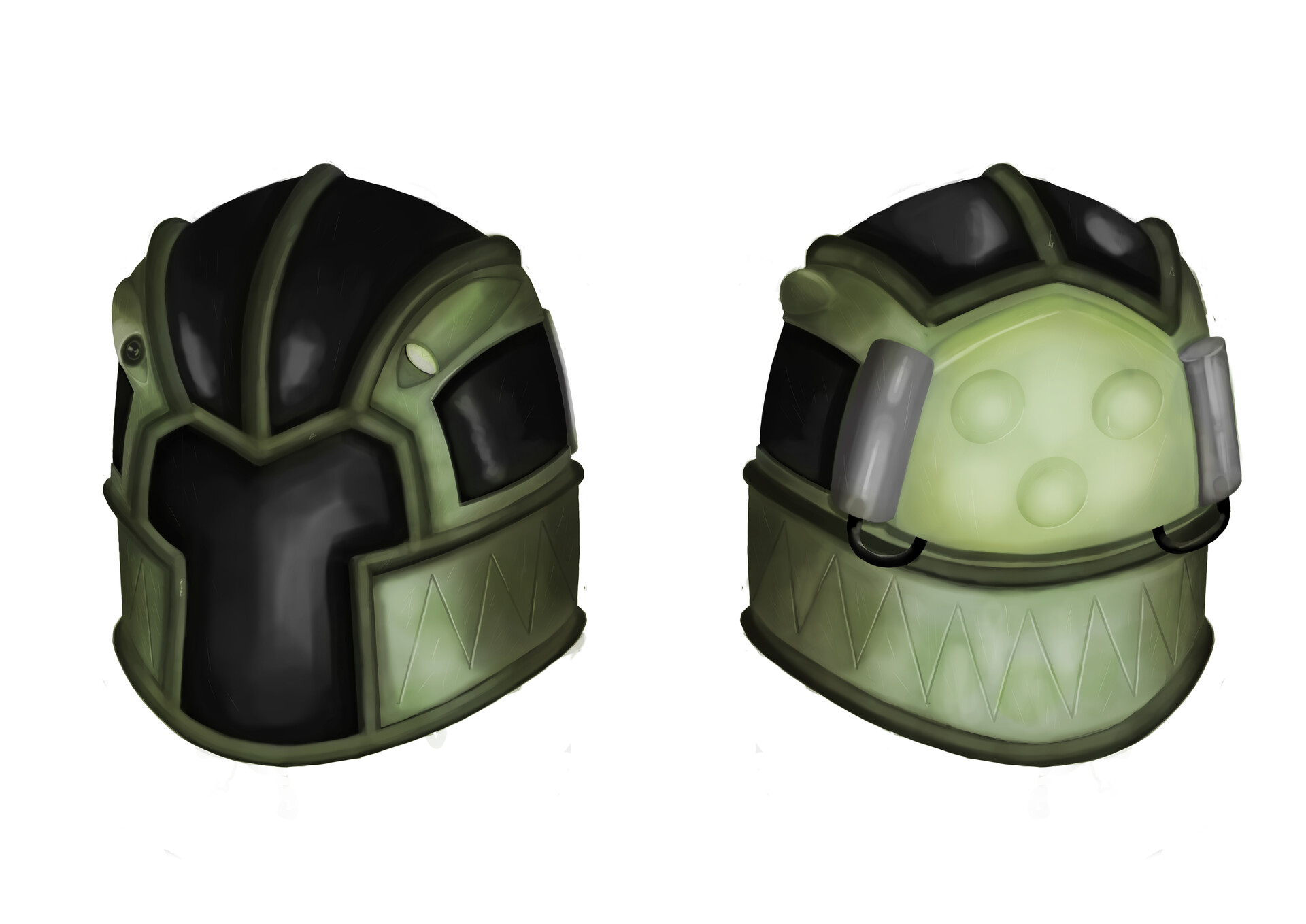 blue dinosaur helmet