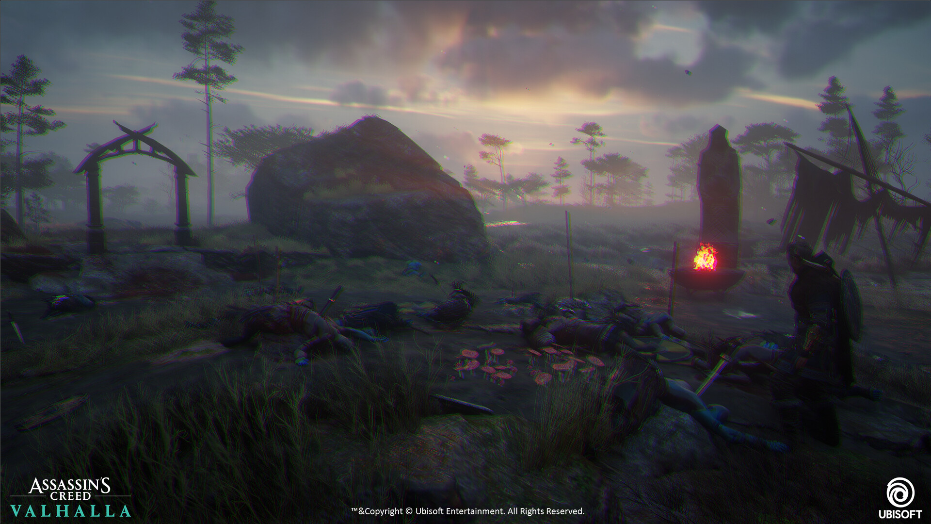 Juanlu Pinto AC Valhalla Cursed symbols, Hallucinogenic Mushrooms