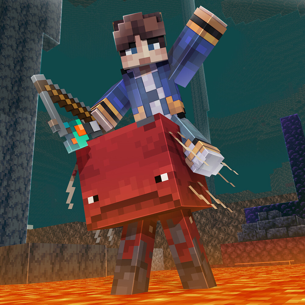 Artstation Minecraft Skin Alexey Dolgov
