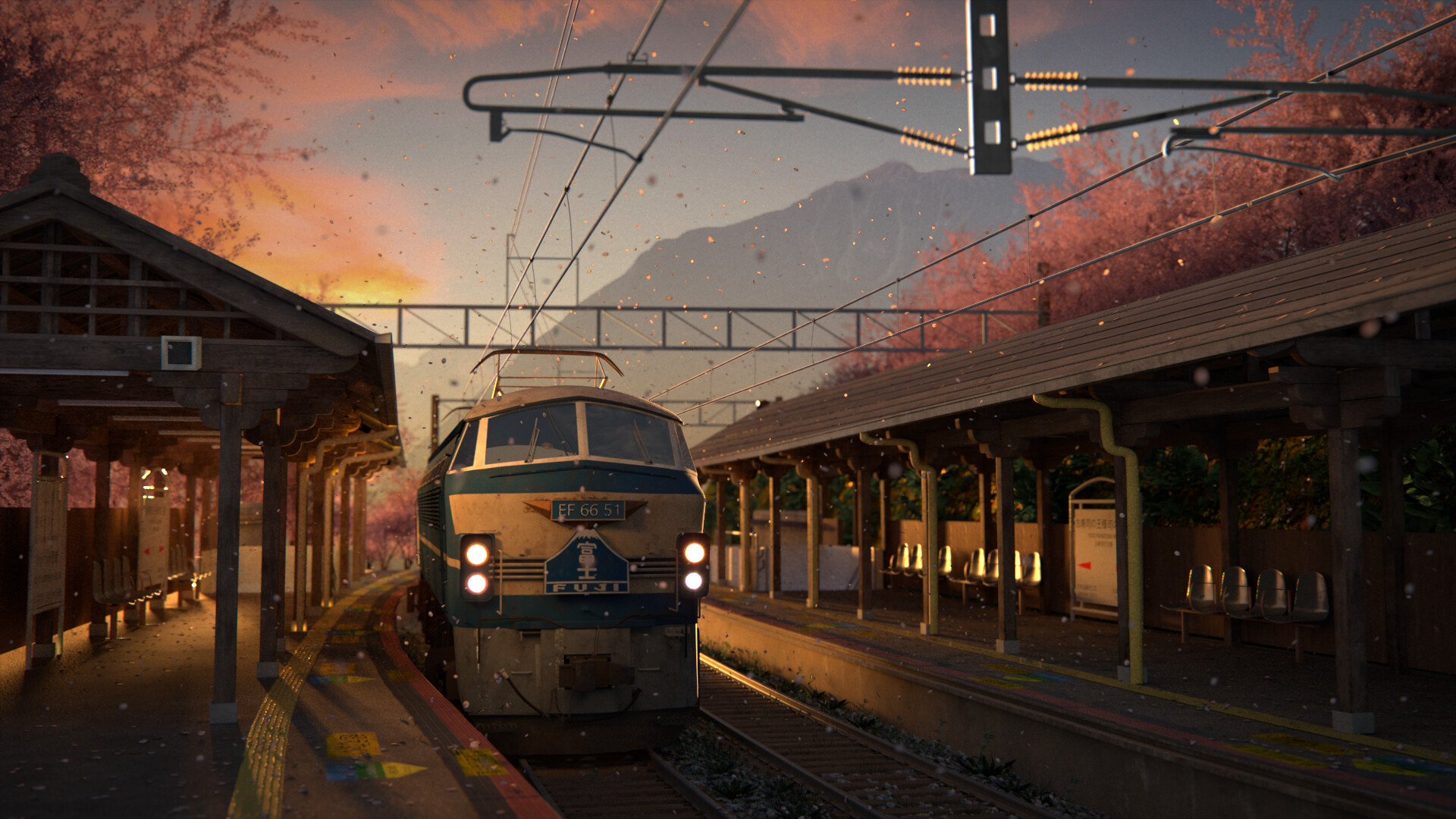 ArtStation - Train station