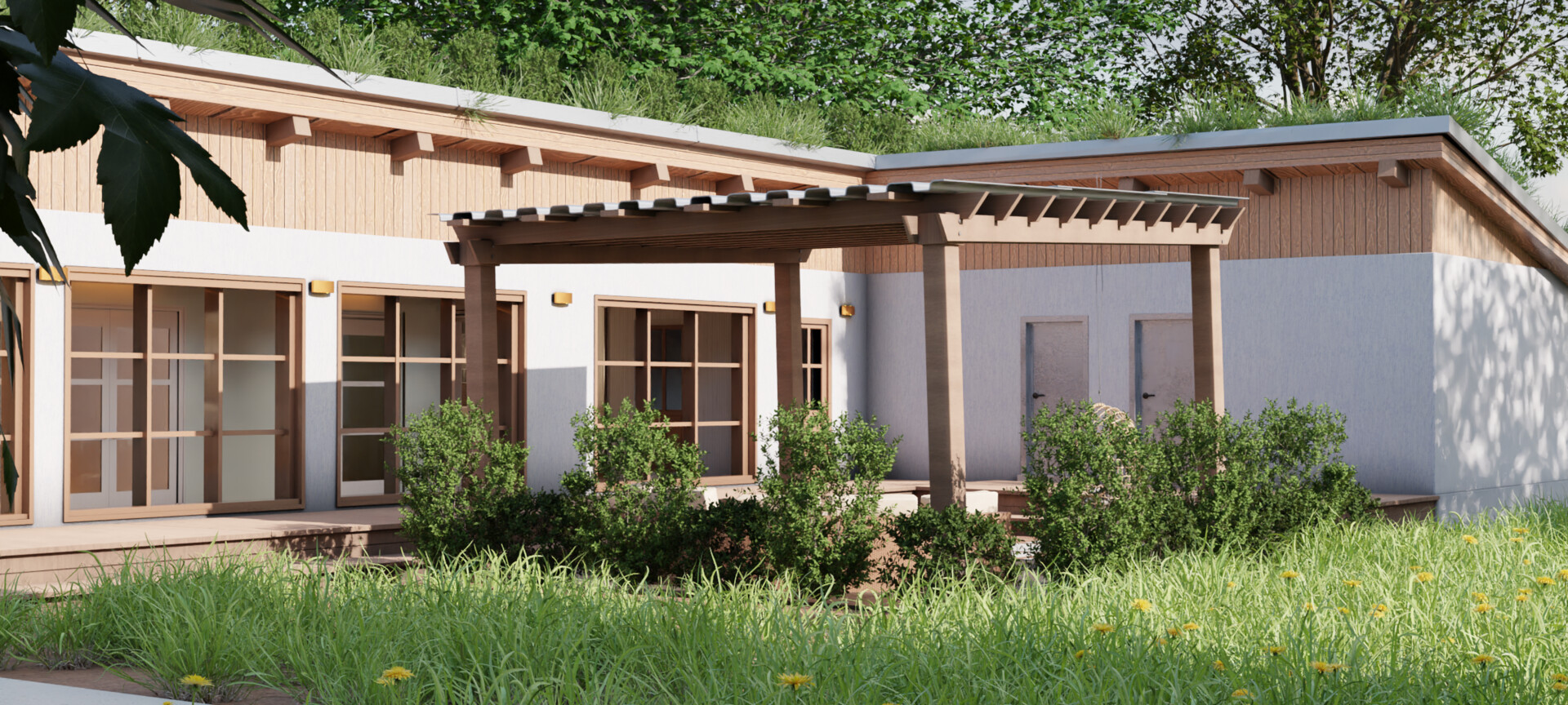 ArtStation 1 story House exterior