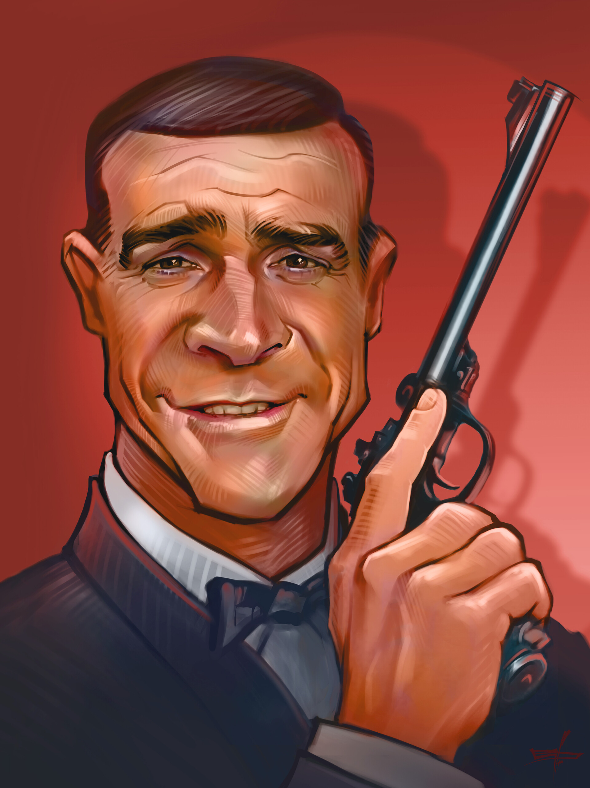 ArtStation - Sir Thomas Sean Connery (25 August 1930 – 31 October 2020)