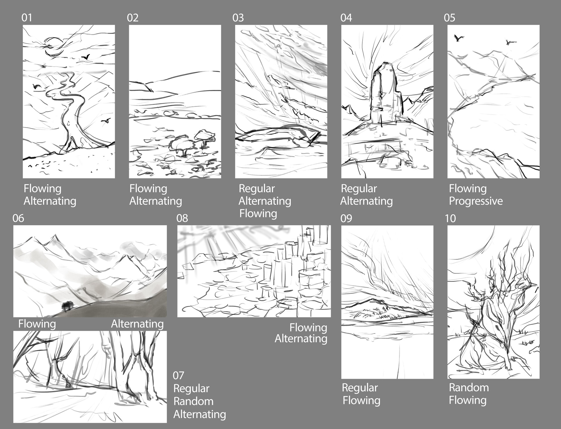 ArtStation Composition exercises