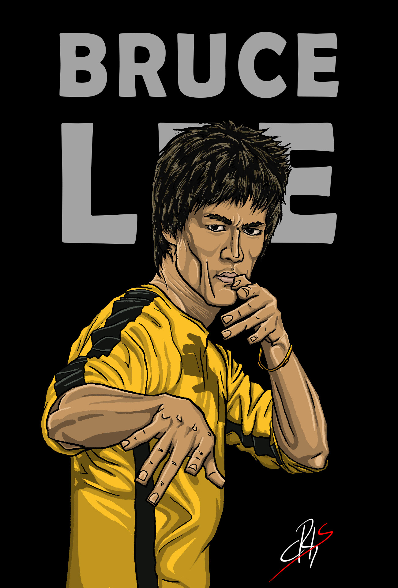 Bruce lee fan art store