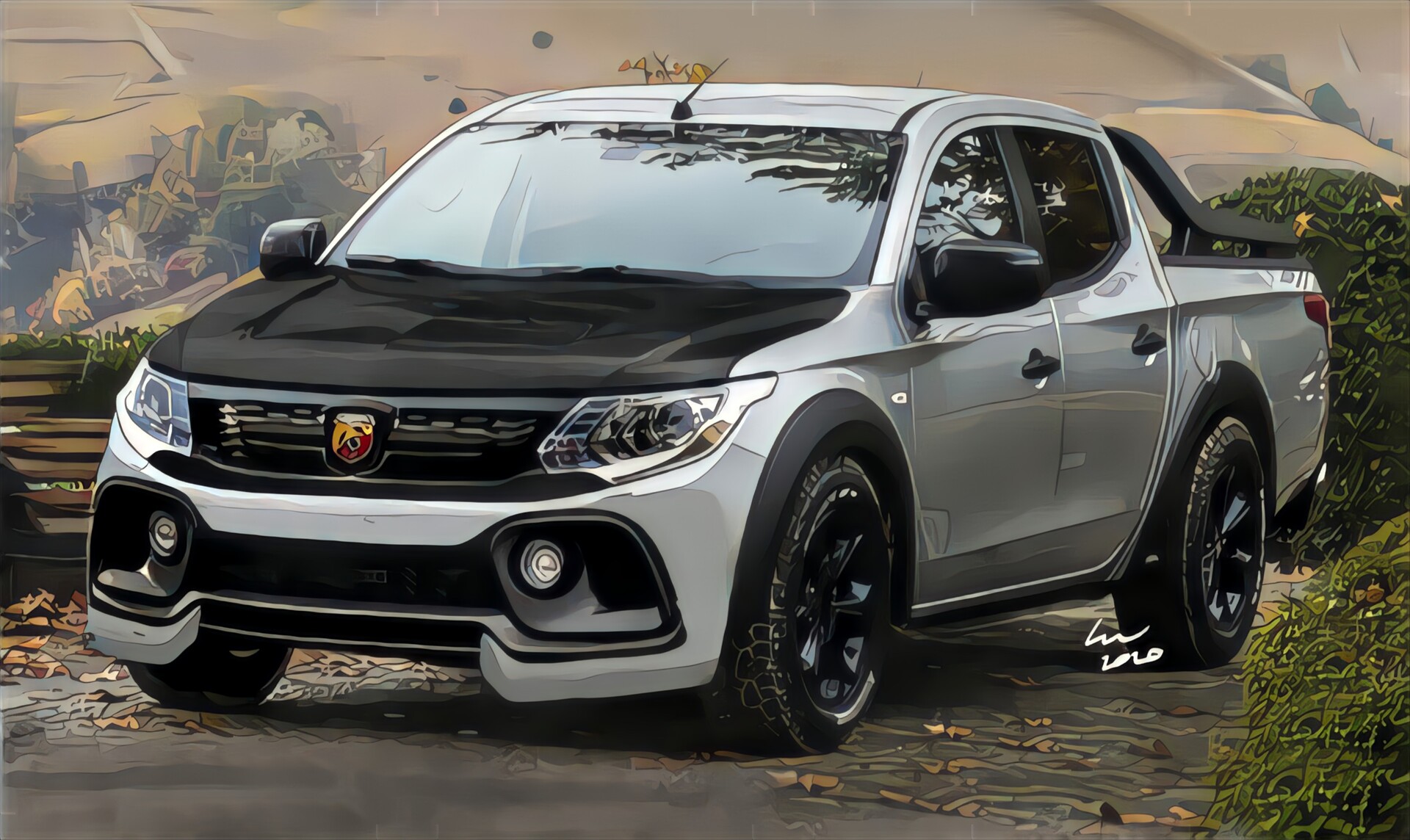 ArtStation Fiat Fullback Abarth Pickup Sportstruck.