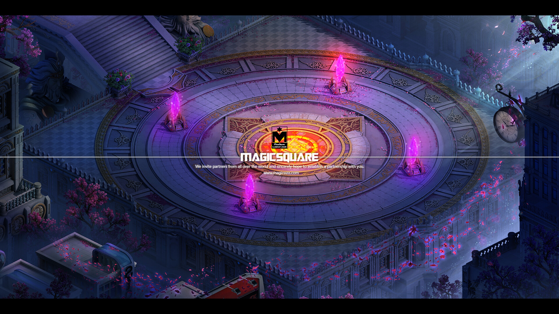 MagicSquare - web games 2.5D environments-Level map