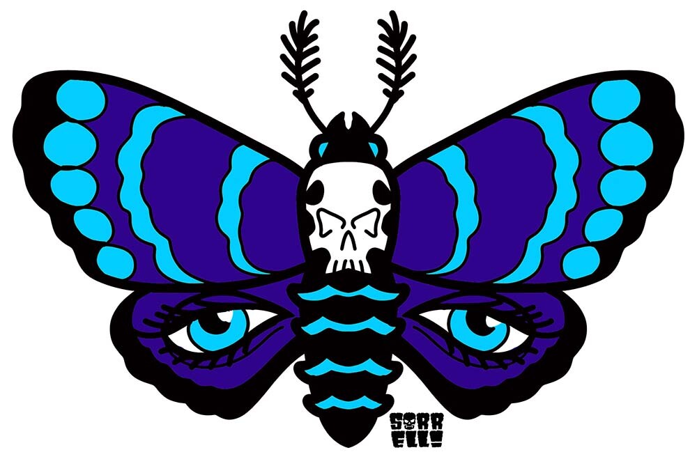 ArtStation - Death Head Moth Tattoo Design