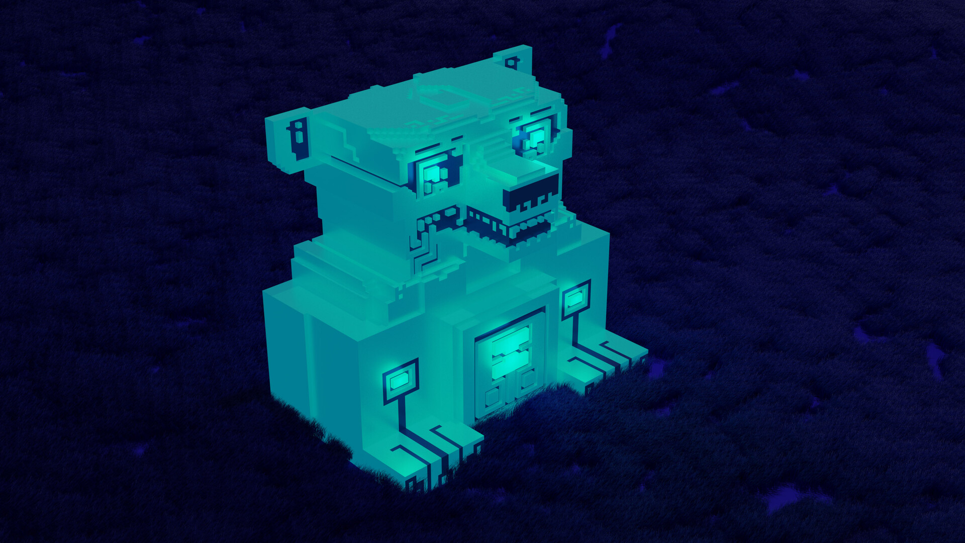 ArtStation Bear Statue Hyper Light Drifter
