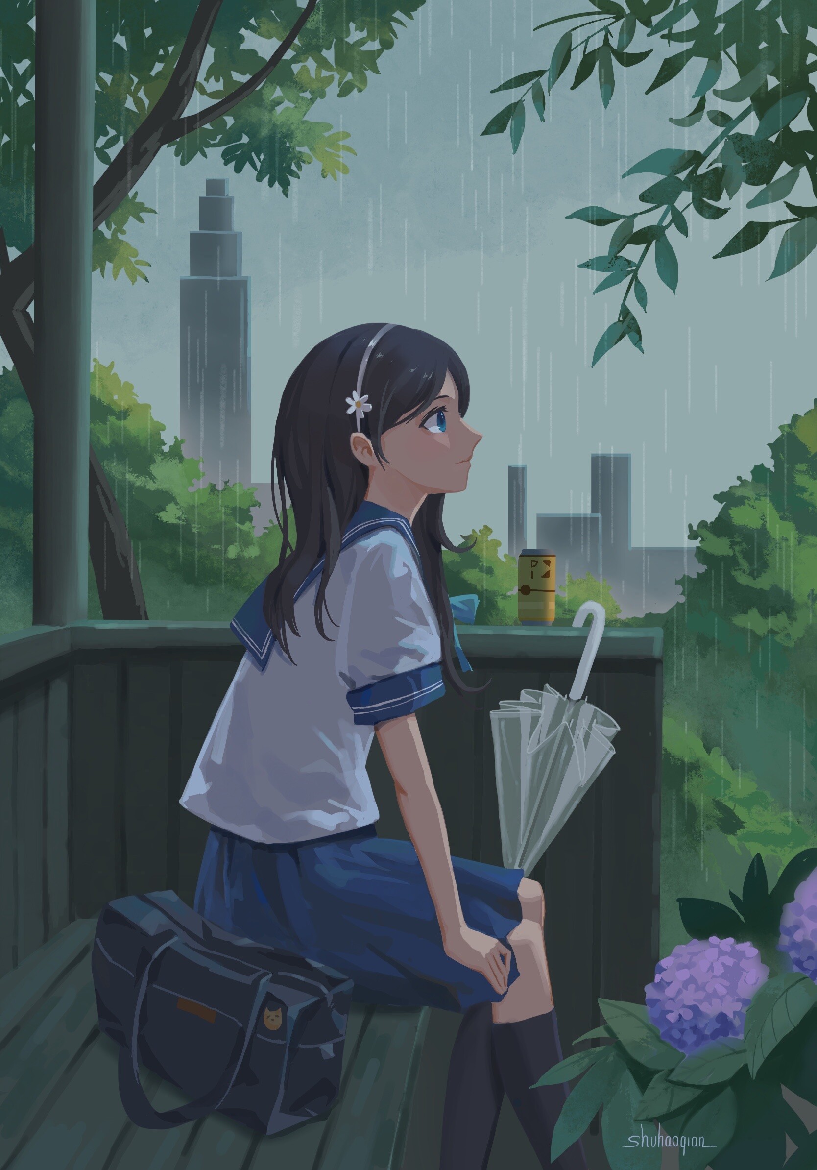 ArtStation - summer rain