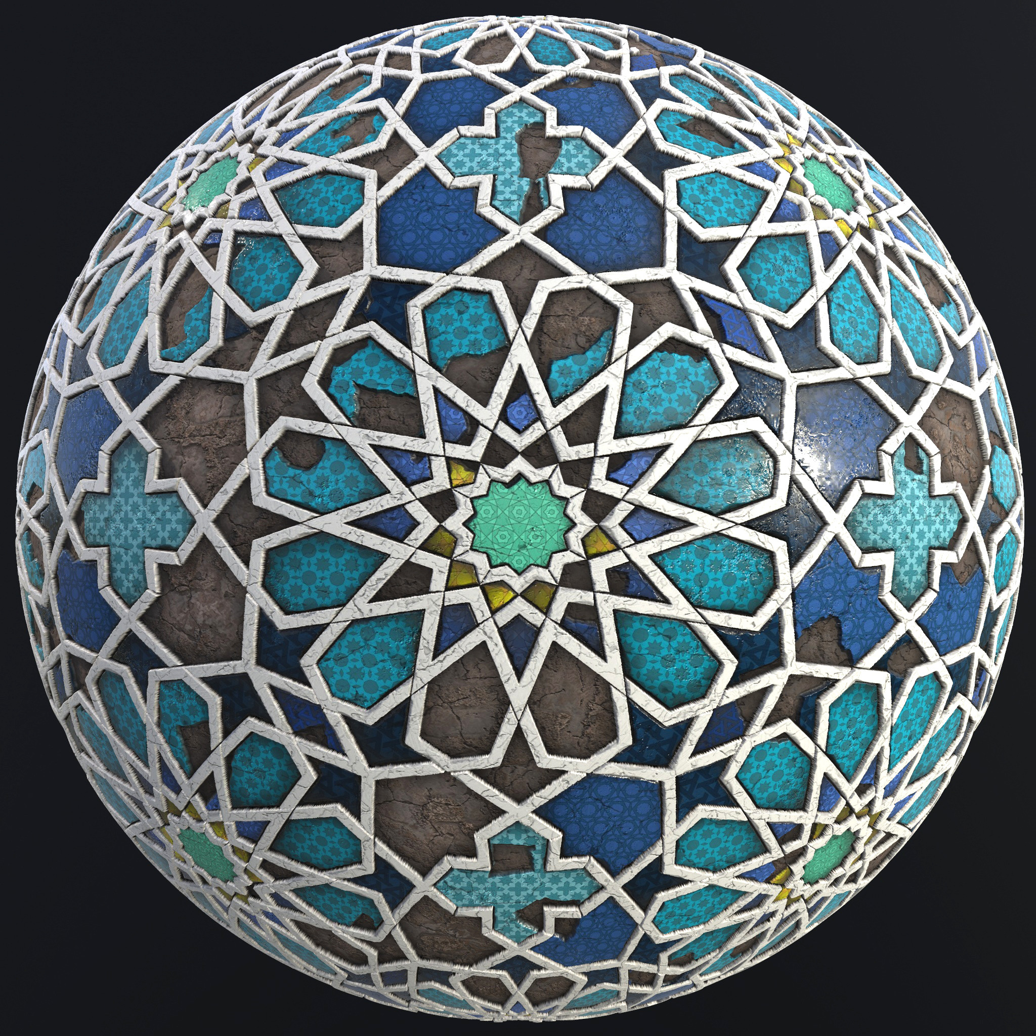 Broken tiles