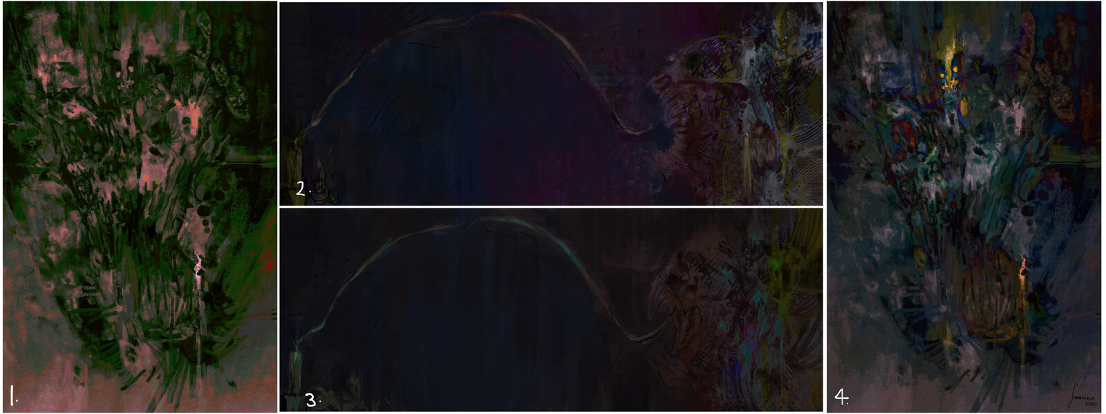developed sketch 2 and 6 further.