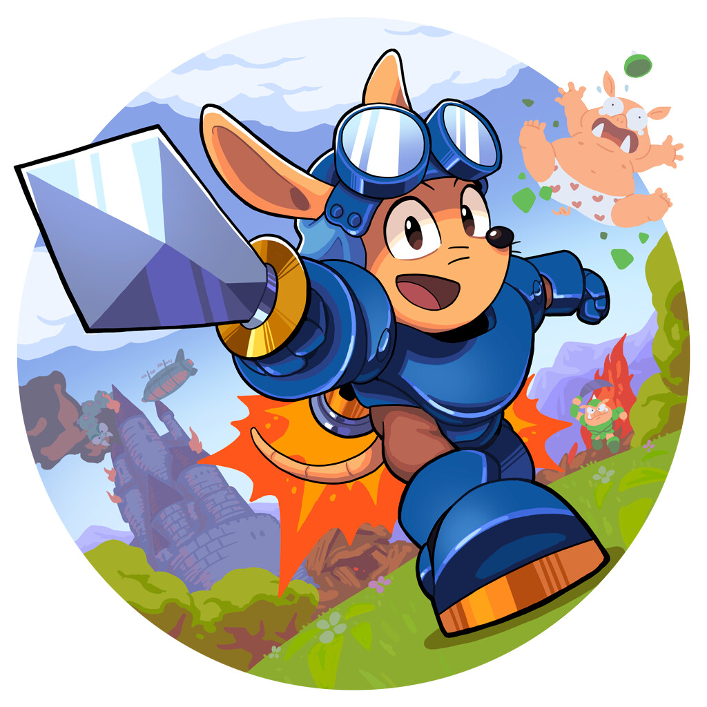 Rocket knight. Rocket Knight Adventures. Спаркстер. Спаркстер игра. Rocket Knight Adventures персонажи.