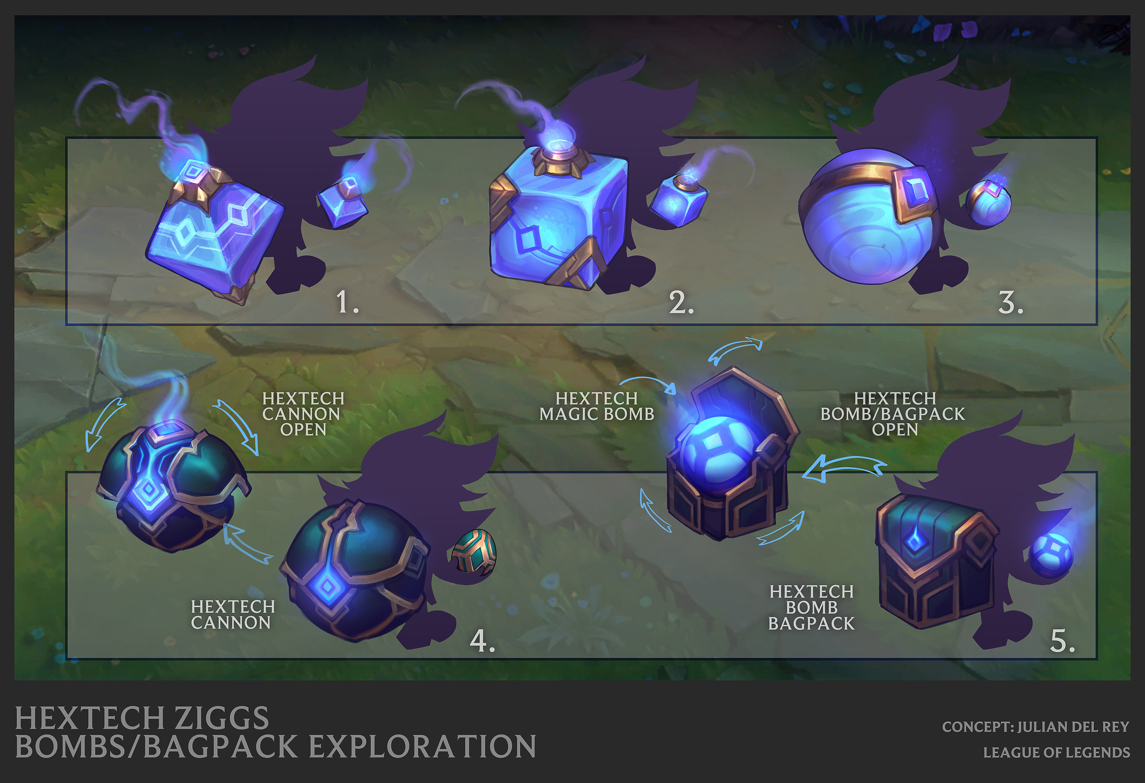 Julian Del Rey Hextech 2020 Ziggs Concept