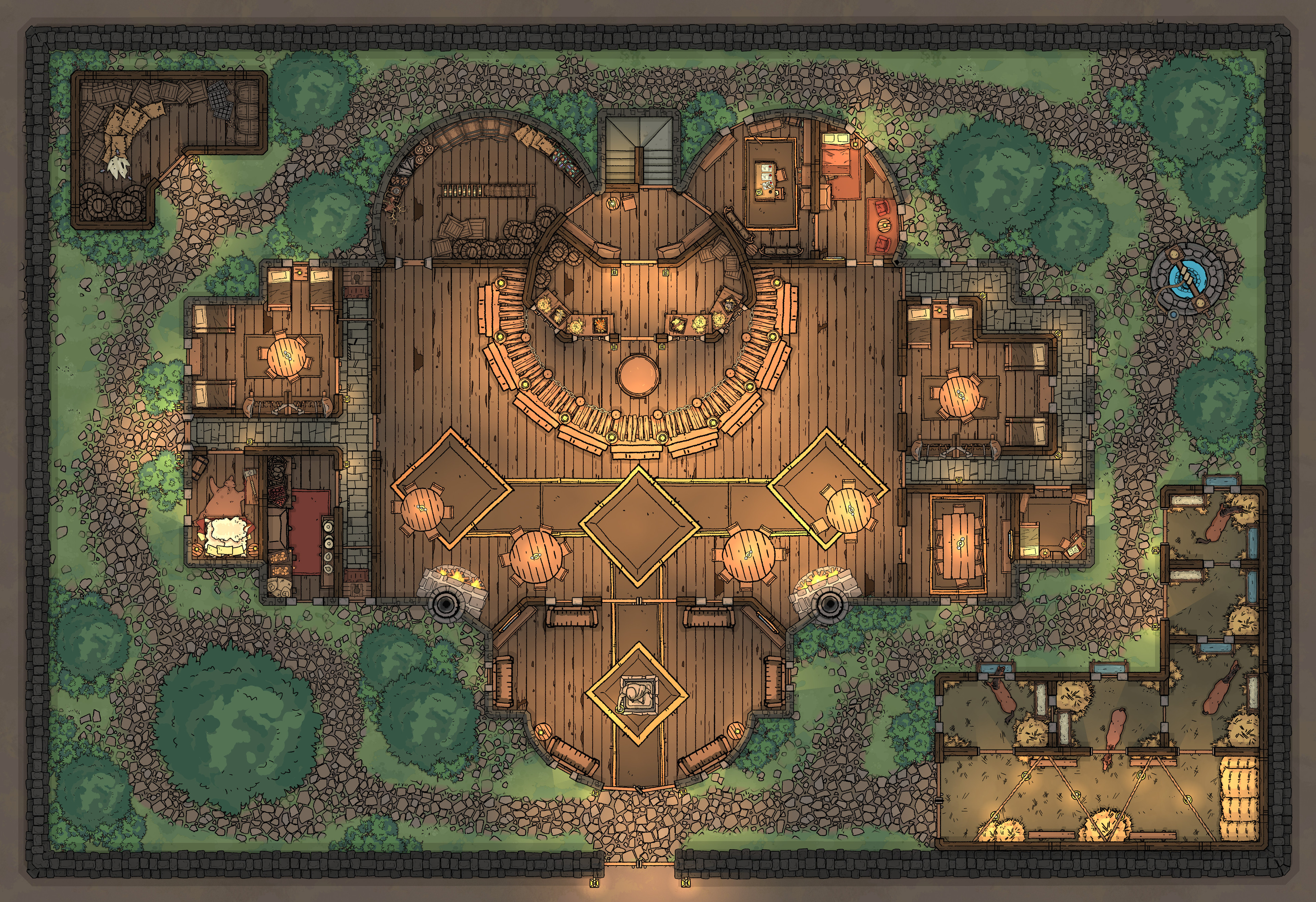 Walled Compound of the Auction House