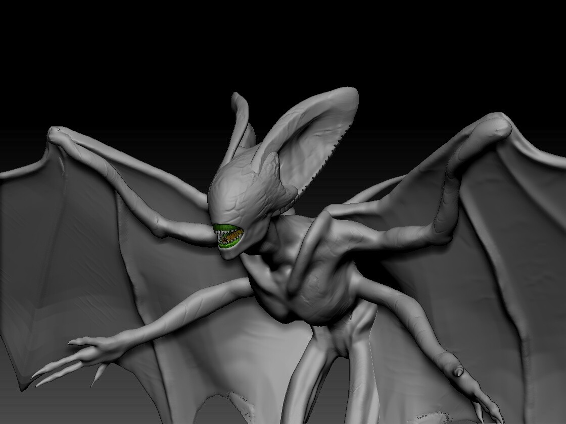 Artstation Bat Alien