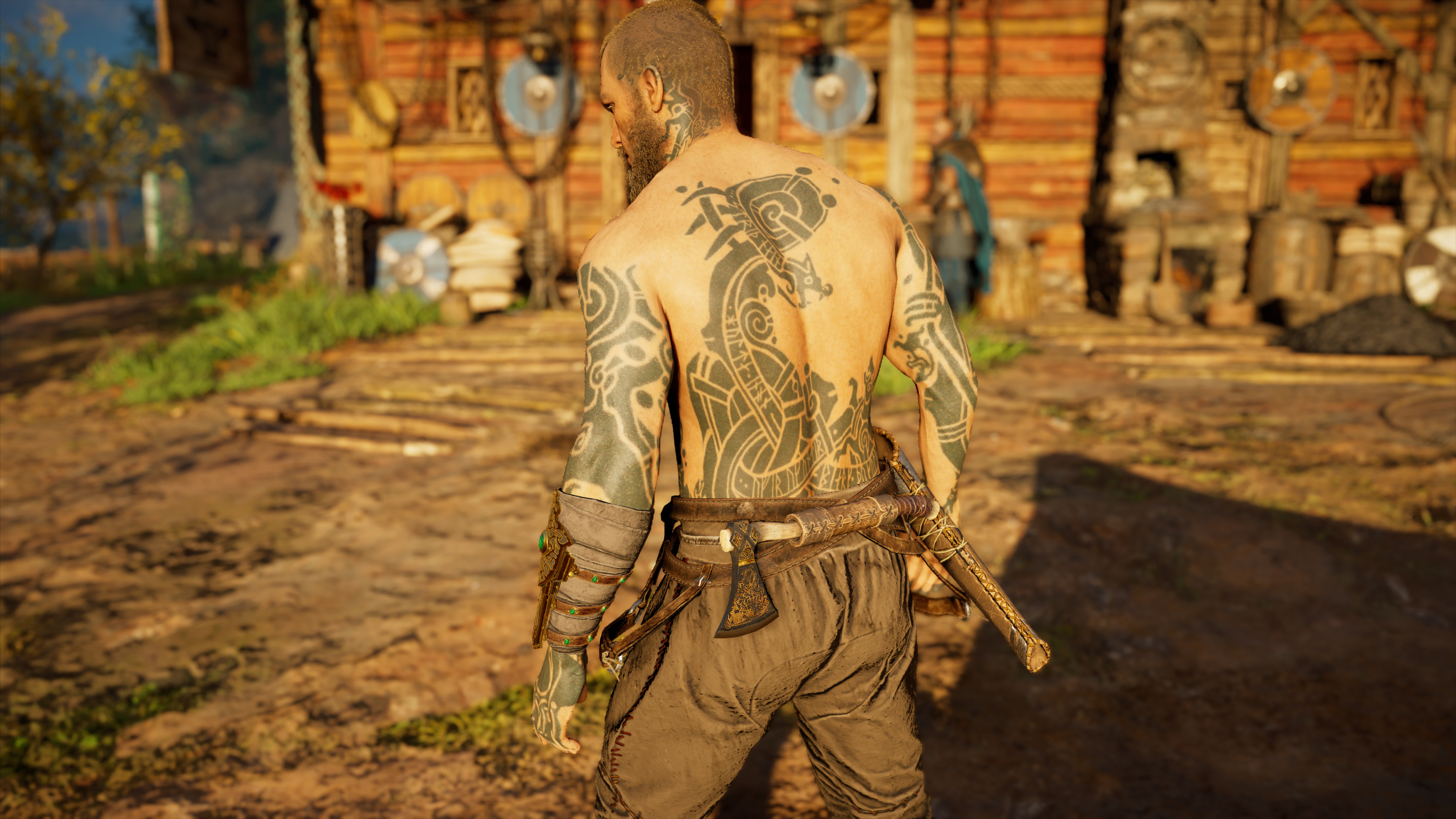 Vin Hill Assassin's Creed Valhalla Tattoo set designs