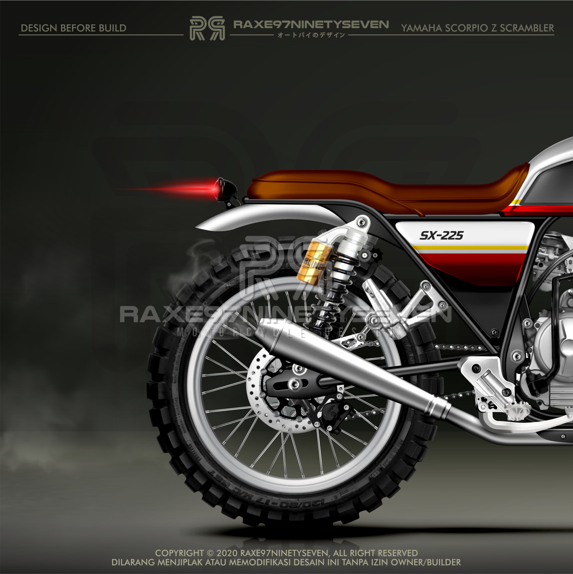 Yamaha scorpio hot sale 225 scrambler