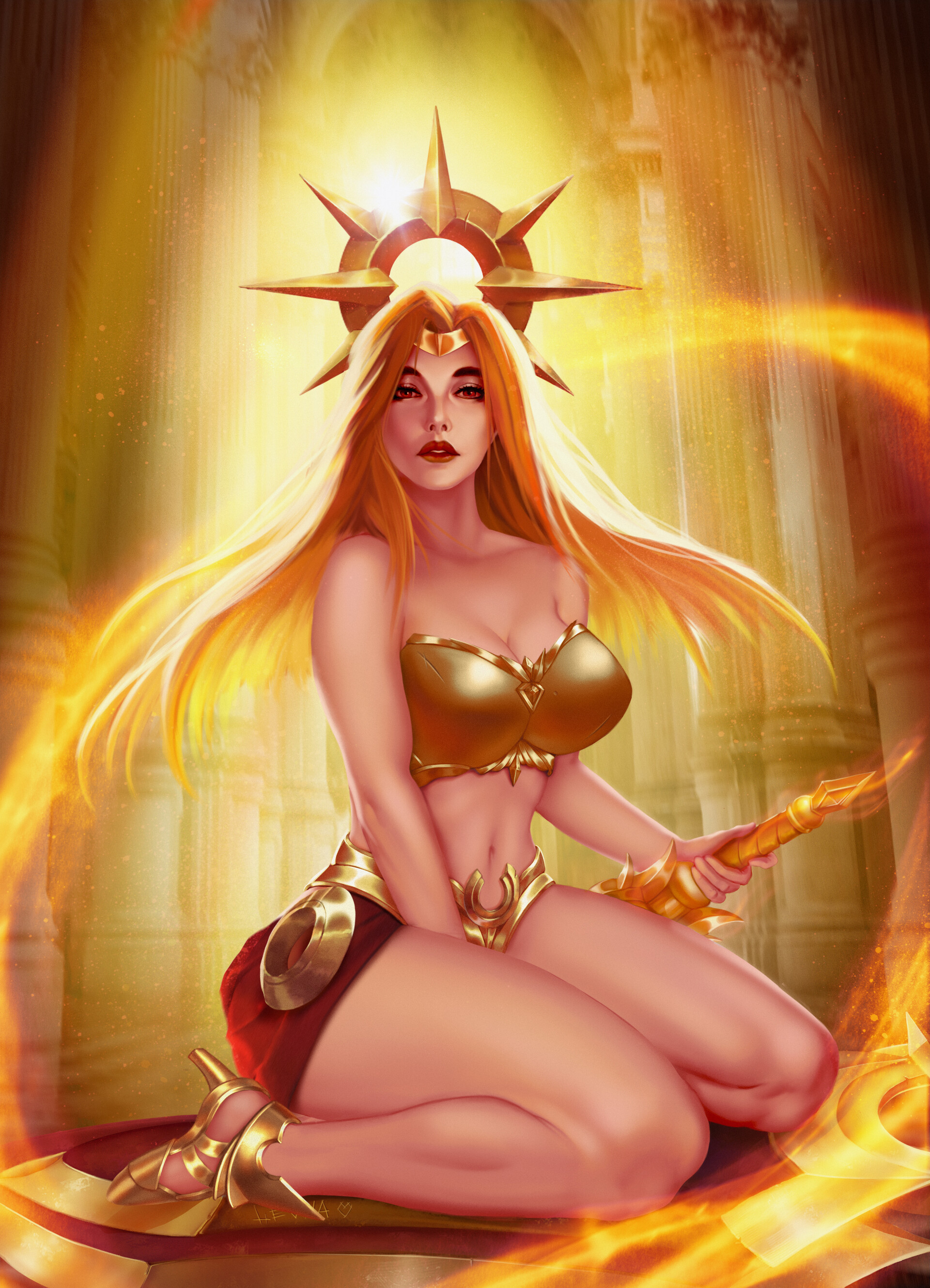 ArtStation - Leona (League of Legends) fanart